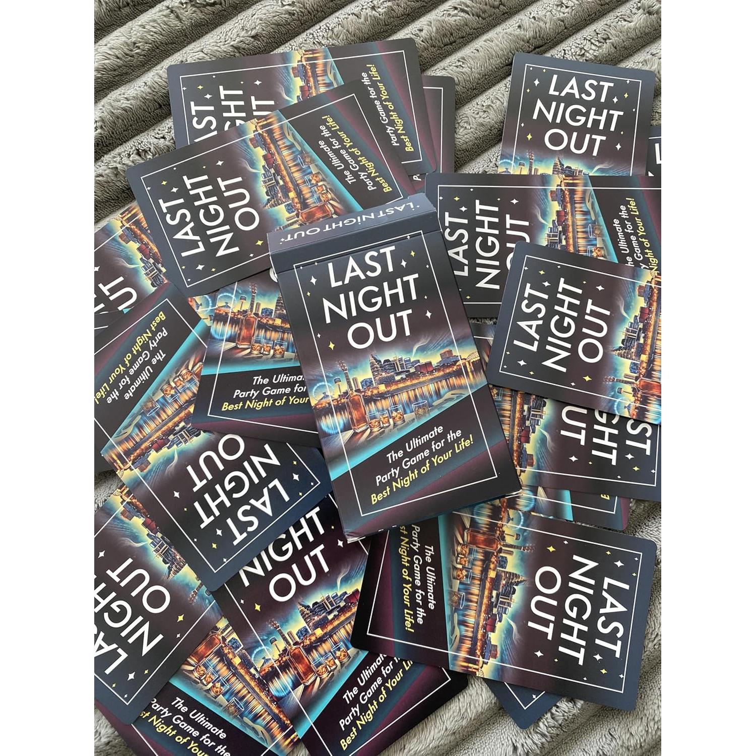 Juego de Cartas Sociales Last Night Out - Diversión para Adultos