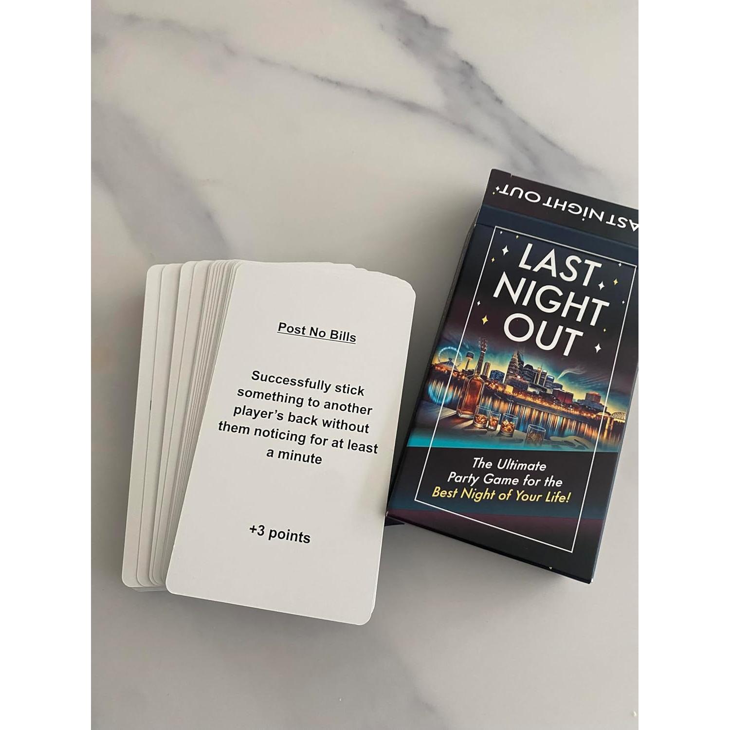 Juego de Cartas Sociales Last Night Out - Diversión para Adultos