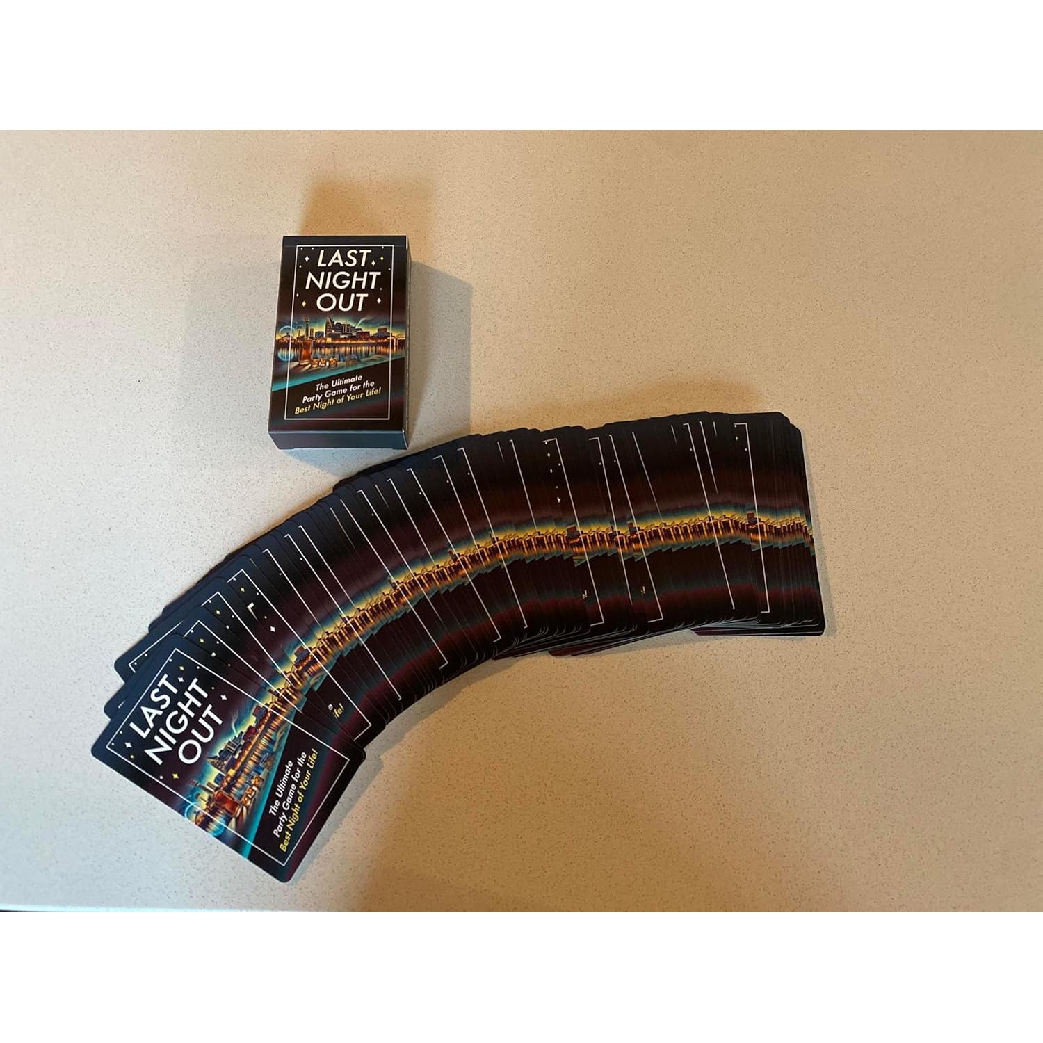 Juego de Cartas Sociales Last Night Out - Diversión para Adultos