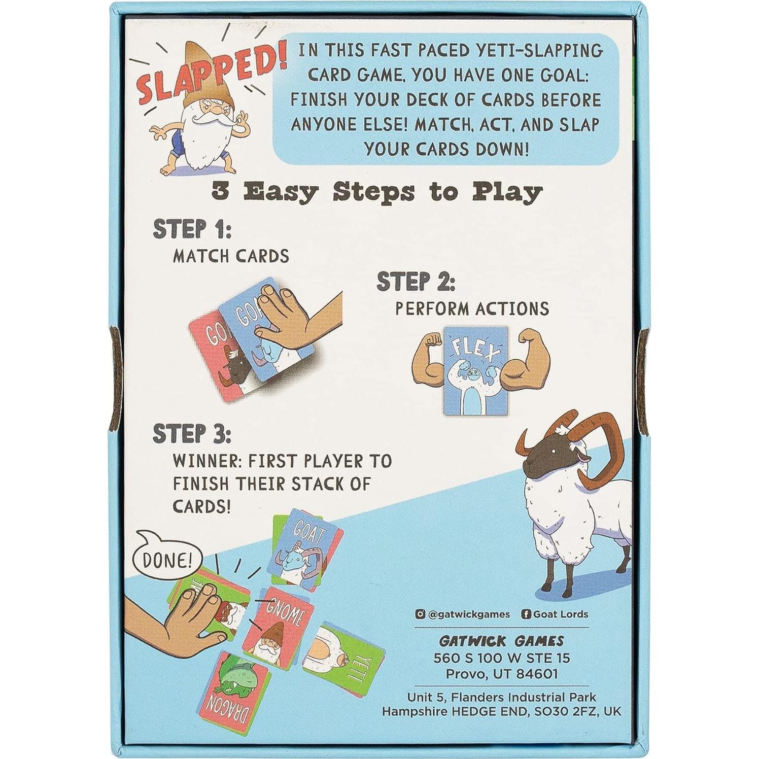 Juego de Cartas Yeti Slap - Gatwick Games, 2-6 Jugadores