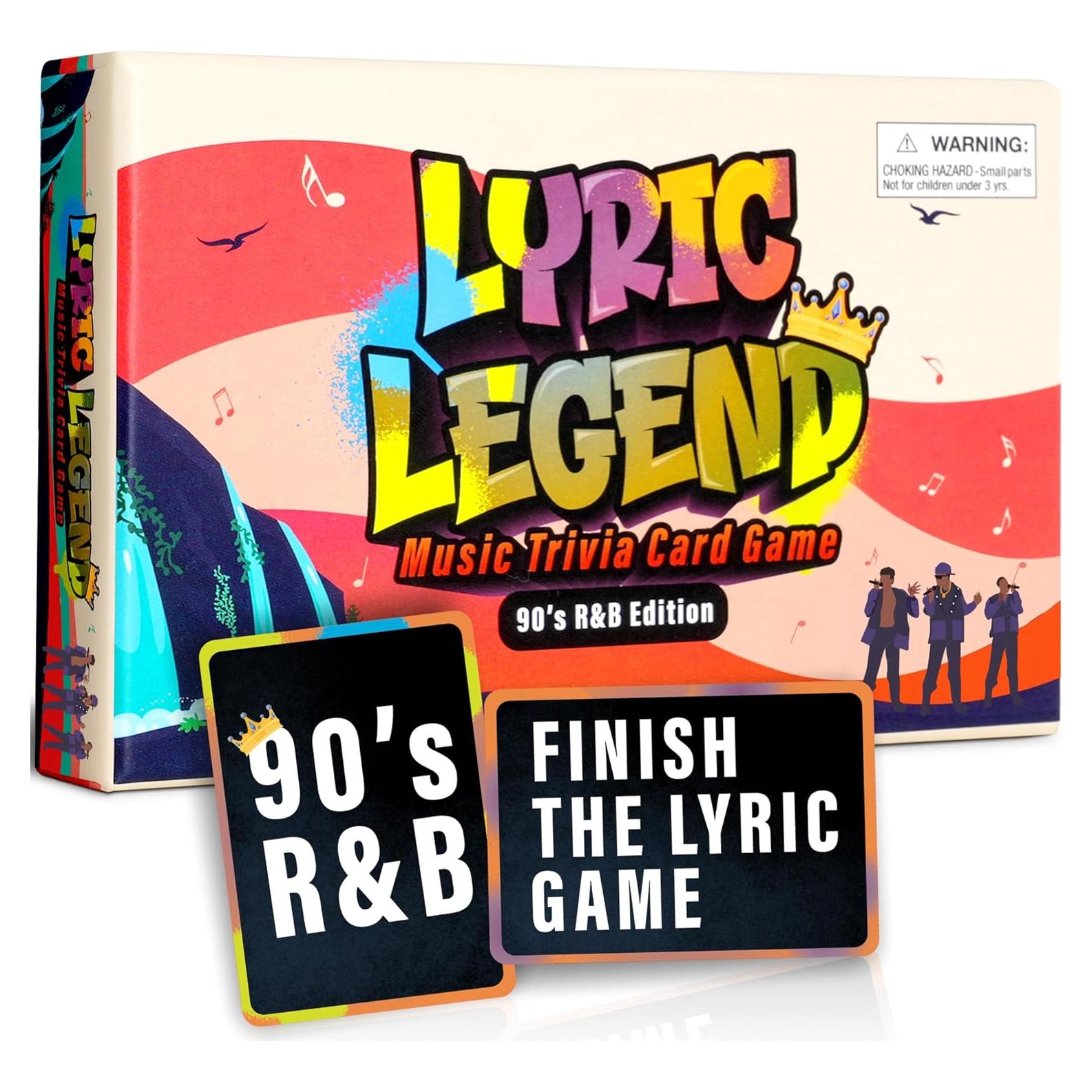 Juego de Trivia R&B de los 90 - Lyric Legend - 3 en 1