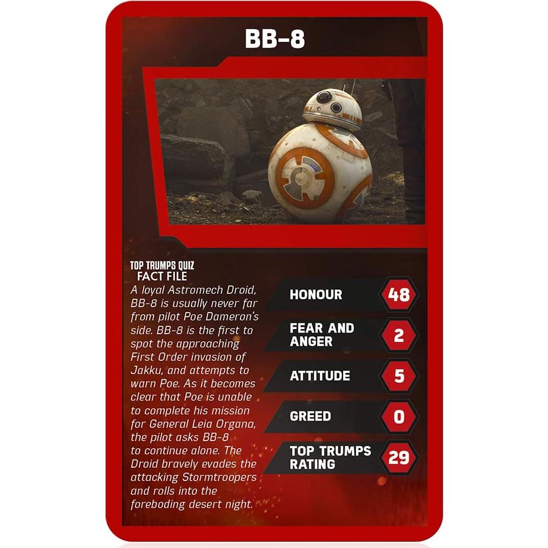 Juego de Cartas Top Trumps Star Wars VII El Despertar de la Fuerza