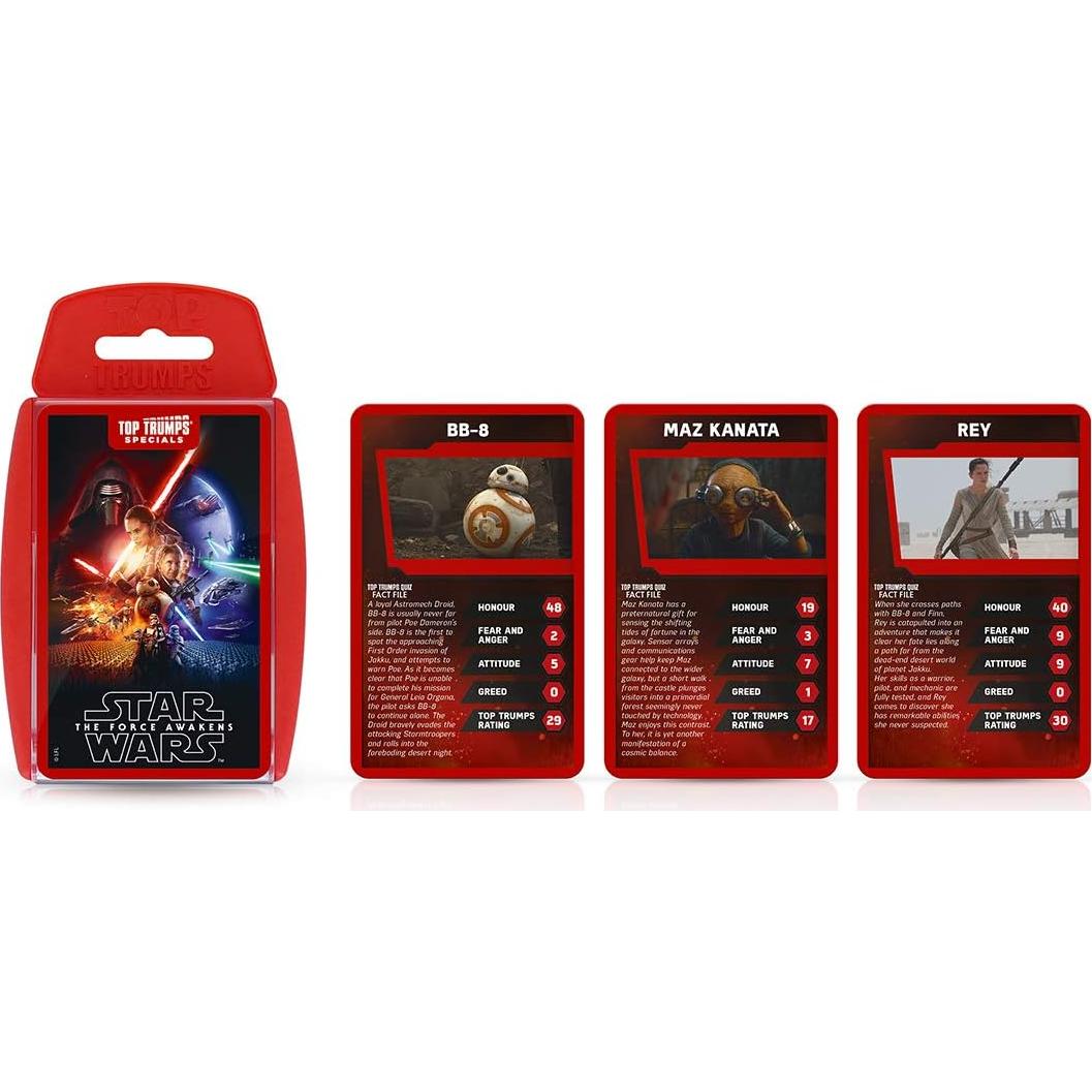 Juego de Cartas Top Trumps Star Wars VII El Despertar de la Fuerza
