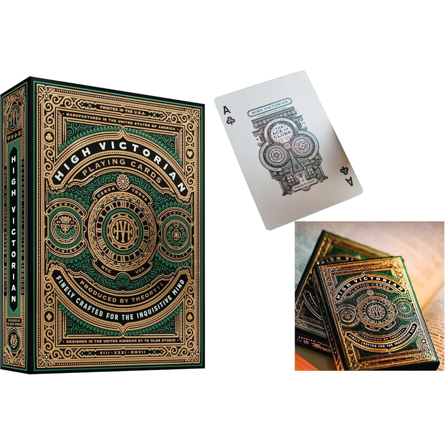 Paquete de 6 Barajas de Cartas Theory11 - Alto Victoriano y Monarcas