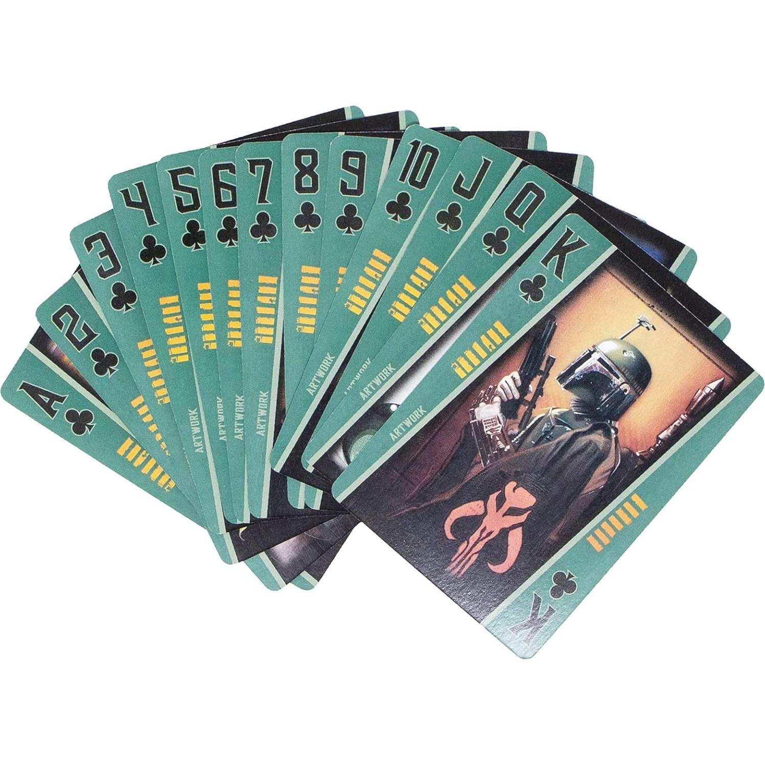 Juego de Cartas Clásico Disney Star Wars - 6 Barajas Boba Fett