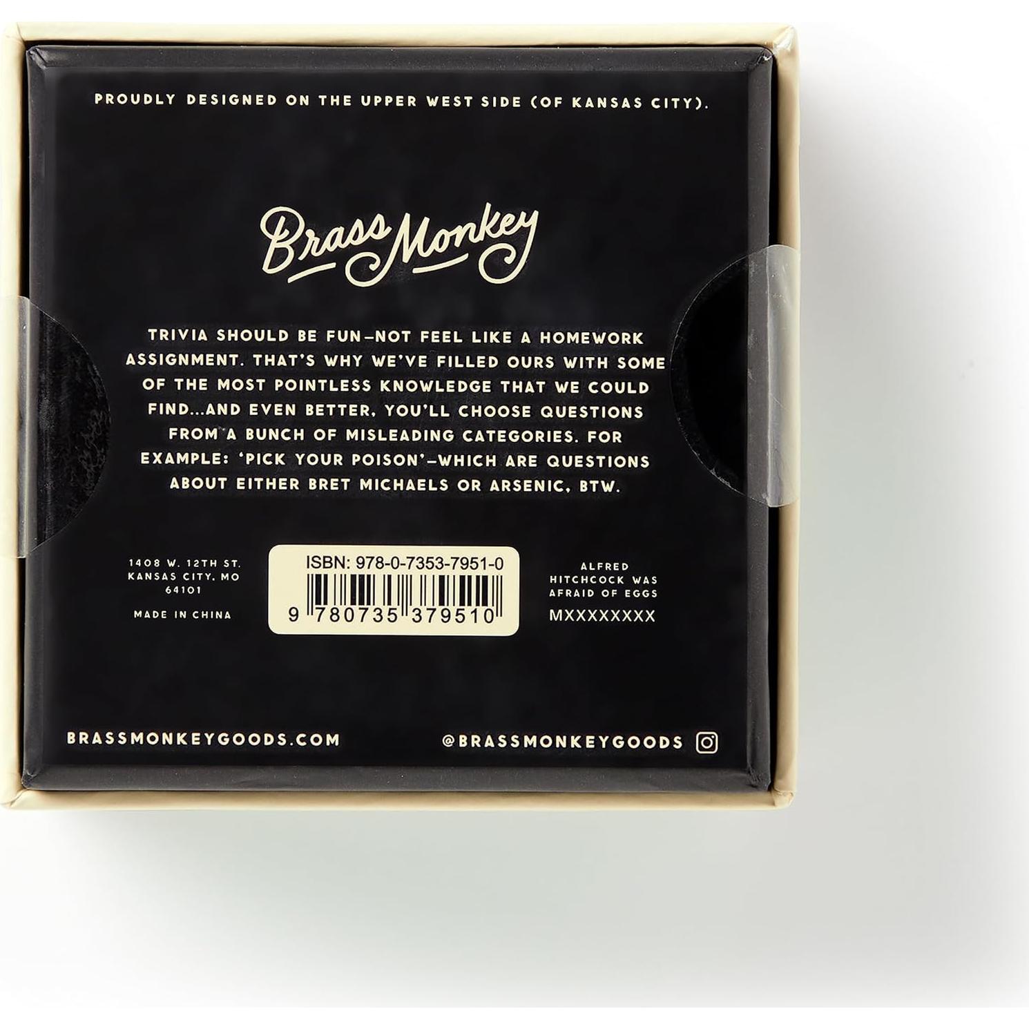 Juego de Trivia Increíblemente Inútil Brass Monkey - 200 Preguntas