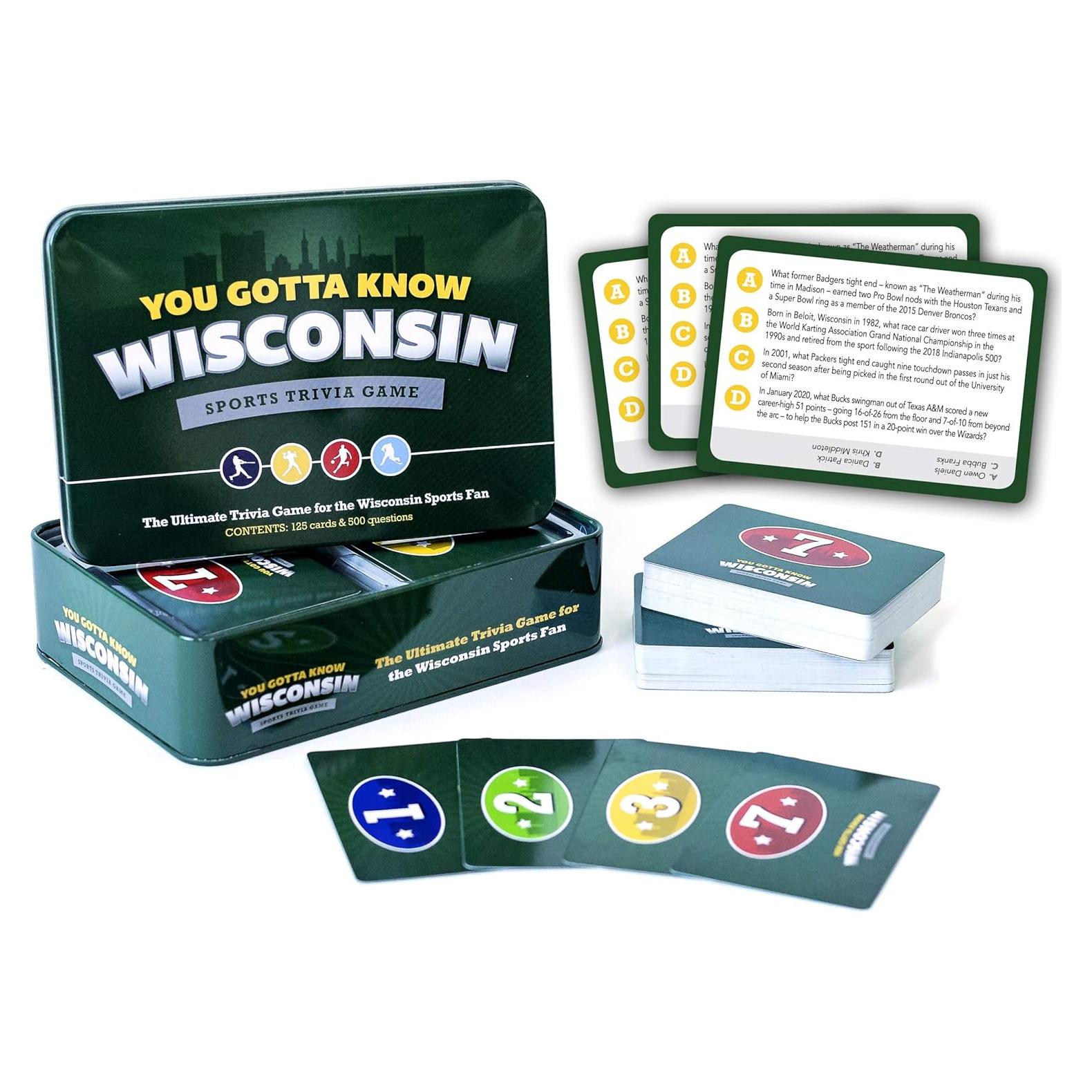 Juego de Trivia Deportiva Wisconsin - AppSetGo, 500 Preguntas