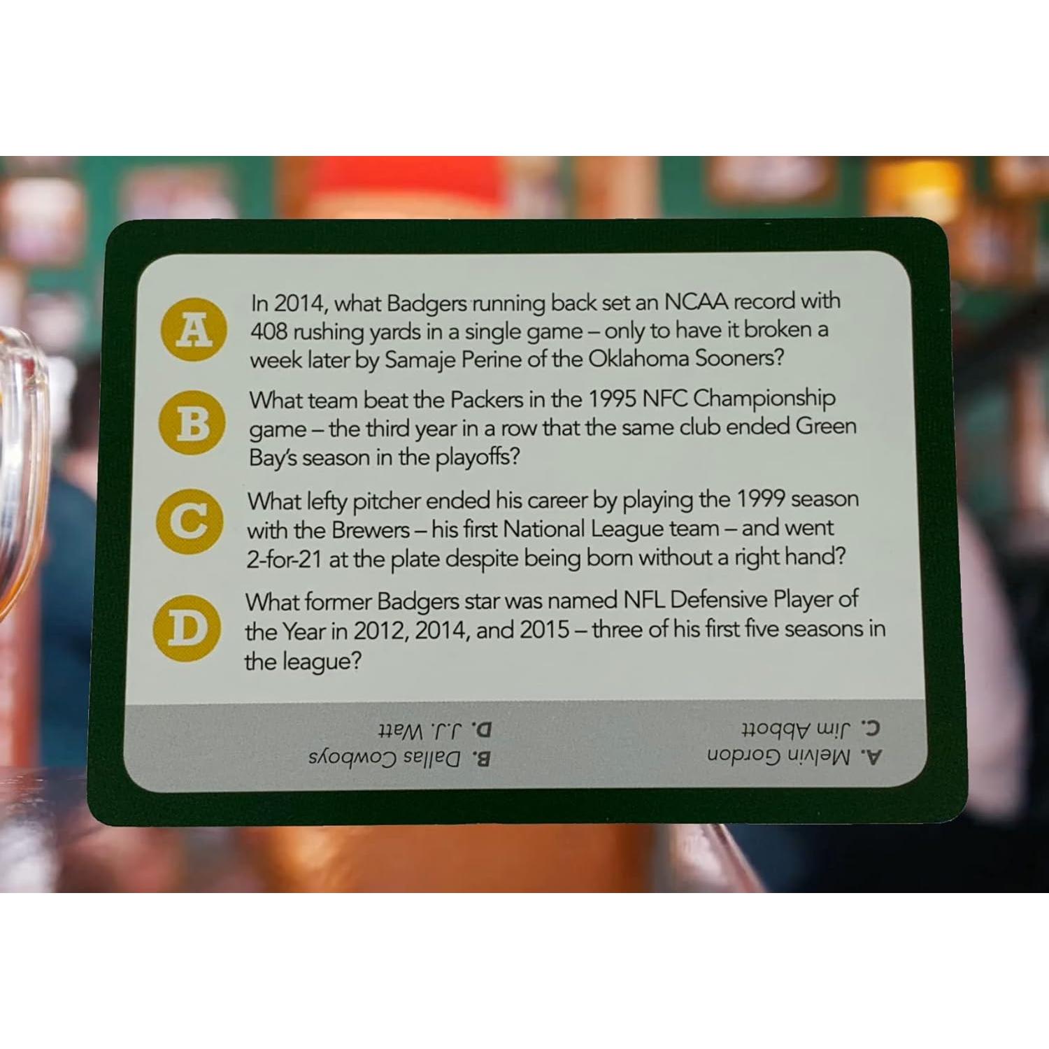 Juego de Trivia Deportiva Wisconsin - AppSetGo, 500 Preguntas