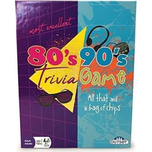 Juego de Trivia de los 80 y 90 Outset Media - 1,000 Preguntas