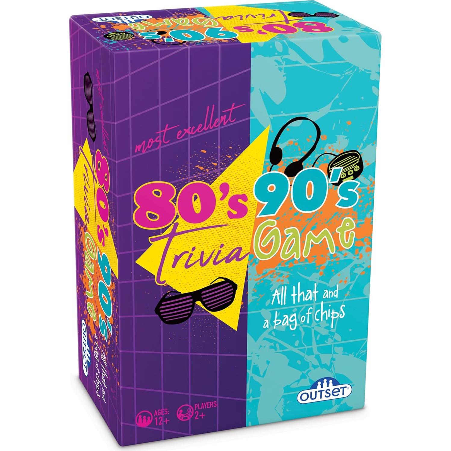 Juego de Trivia de los 80 y 90 Outset Media - 1,000 Preguntas