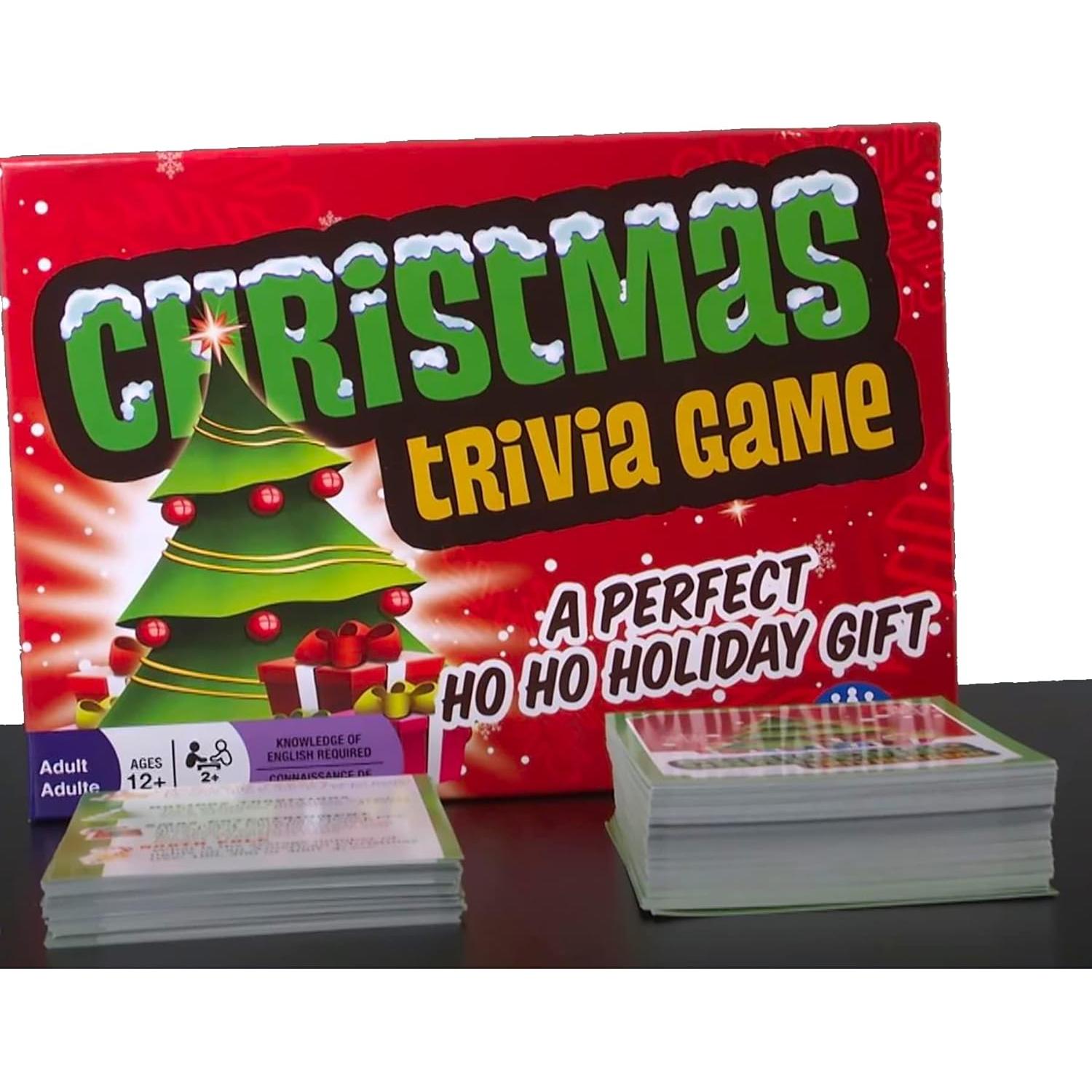 Juego de Trivia Navideña Outset - 220 Tarjetas para 12+ Años