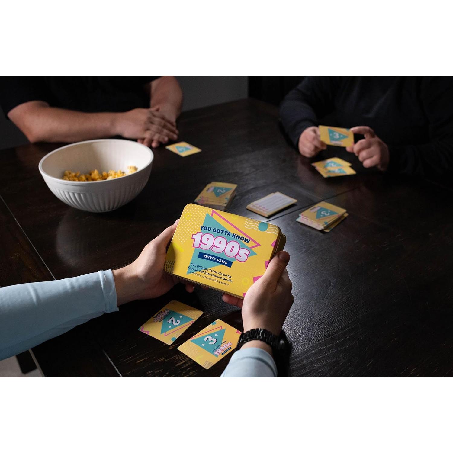 Juego de trivia Tienes que saber los años 90 - 500 preguntas