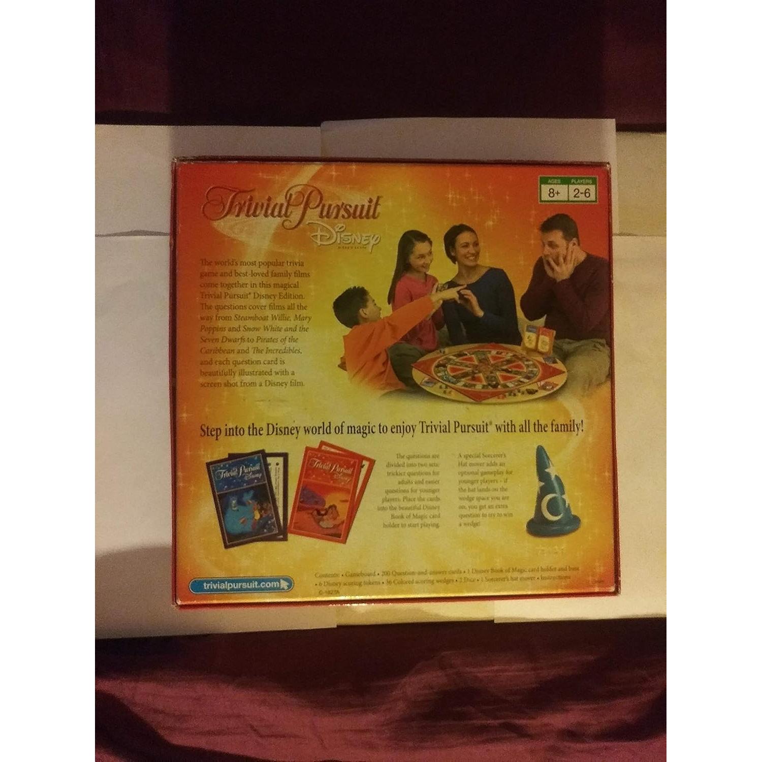 Juego de Mesa Trivial Pursuit Disney - Hasbro - 2 a 6 Jugadores