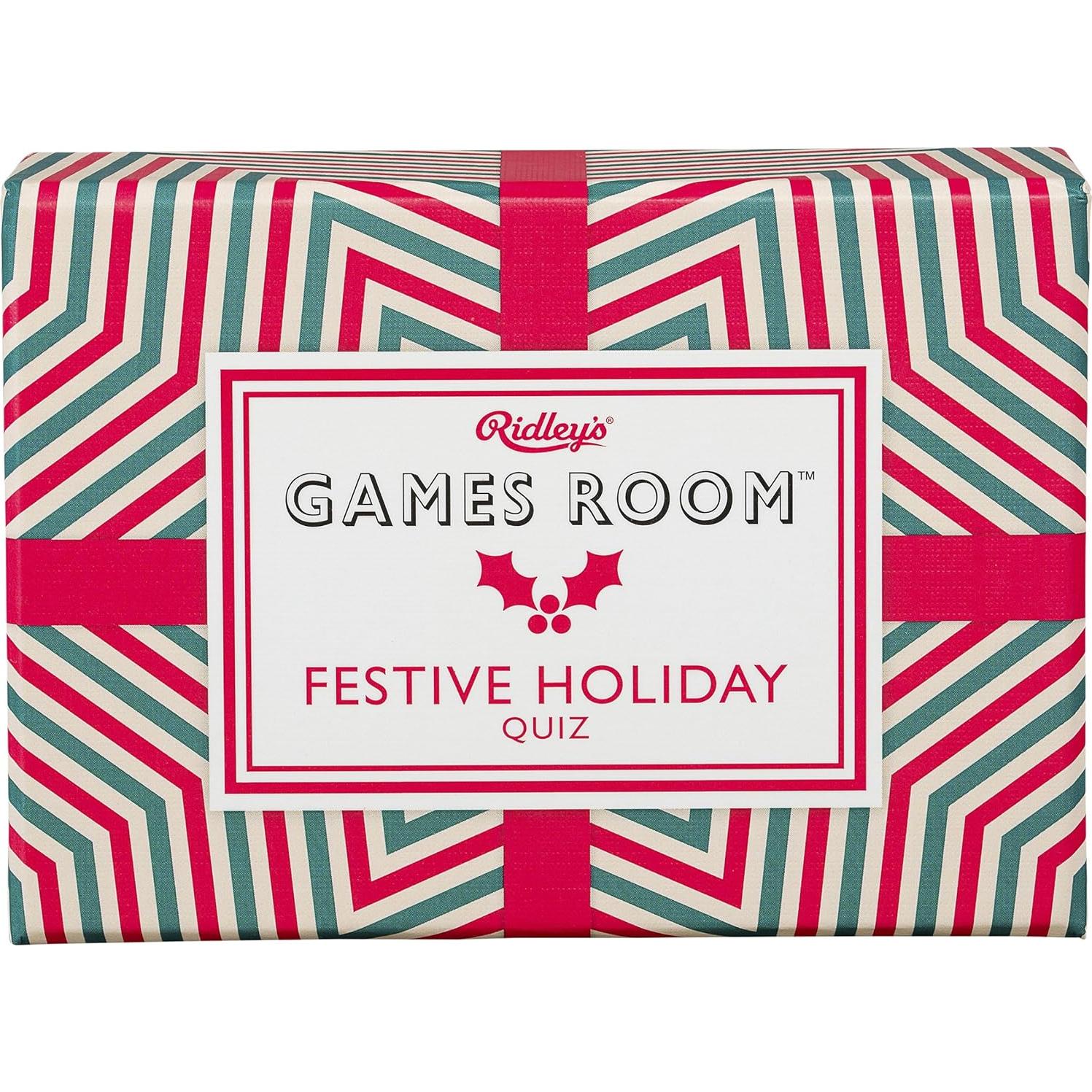 Juego de Cartas de Trivia Festivo Ridley - 140 Preguntas