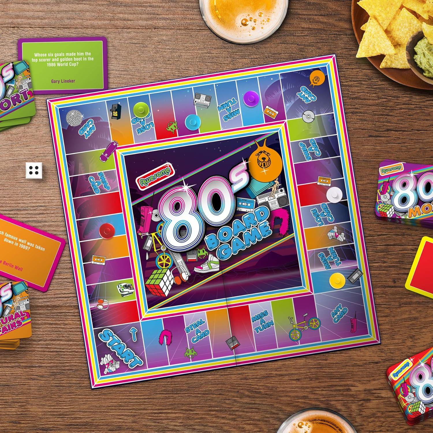 Juego de mesa de trivia Gift Republic 80s - 500 preguntas