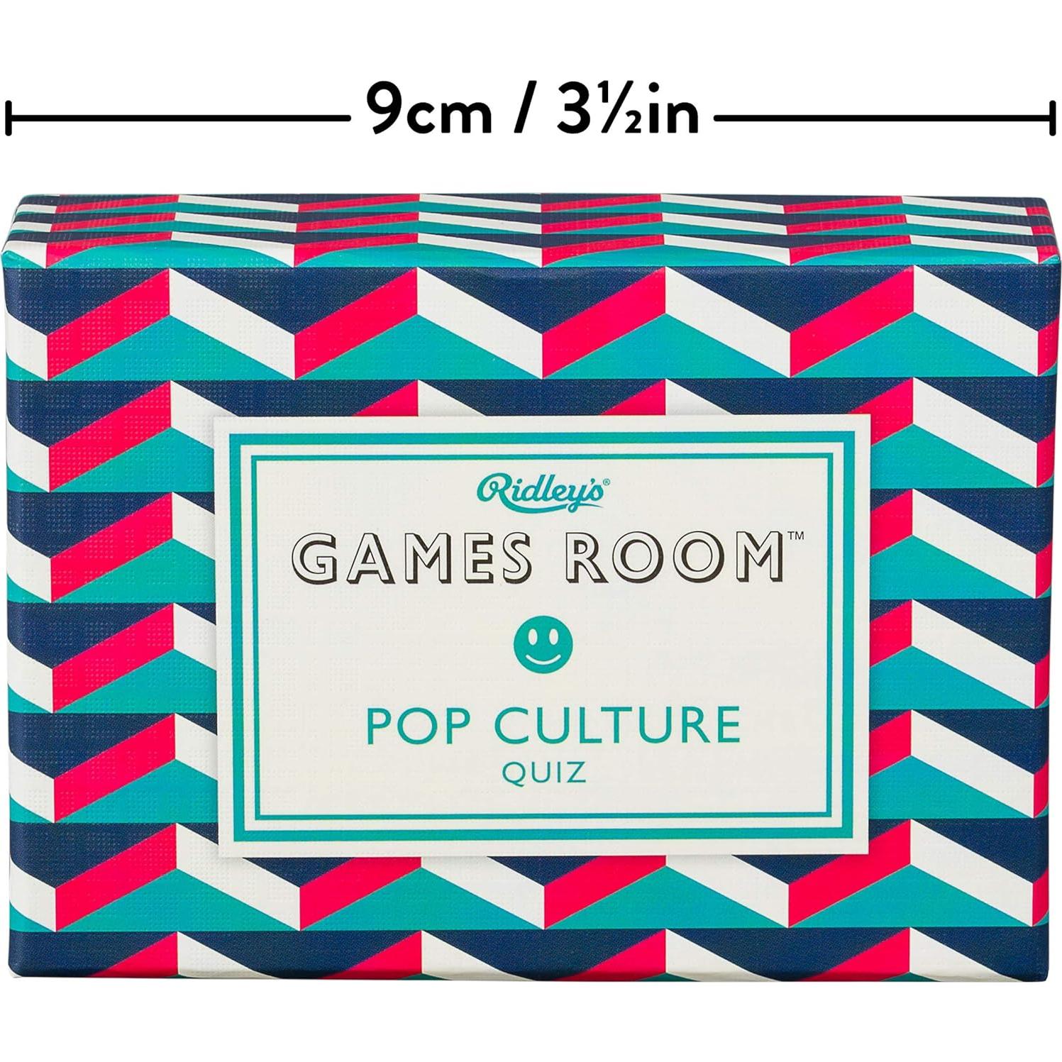 Juego de Trivia de Cultura Pop Ridley - 140 Tarjetas - 2+ Jugadores