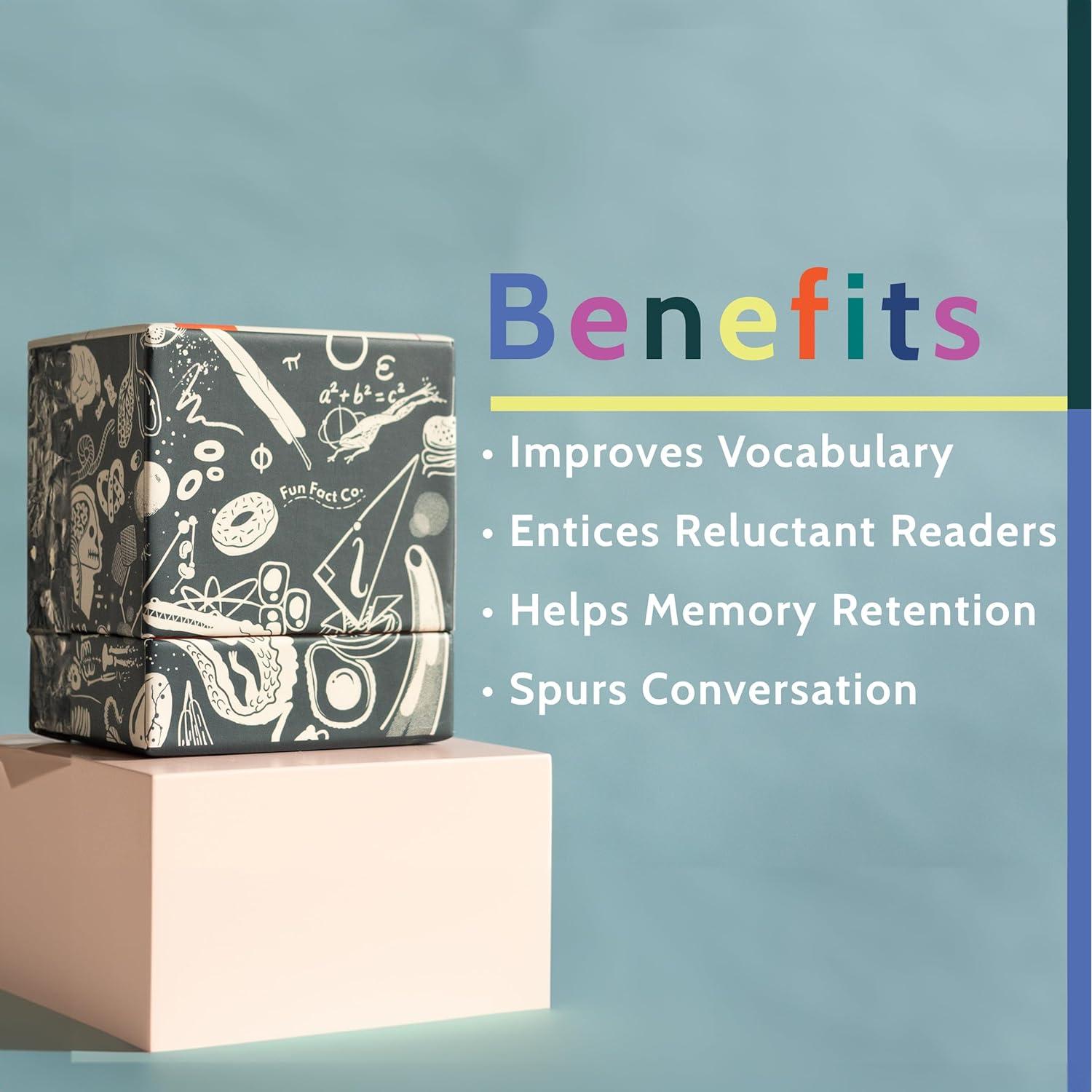 Juego de Cartas de Trivia Divertida Fun Fact - 100 Preguntas