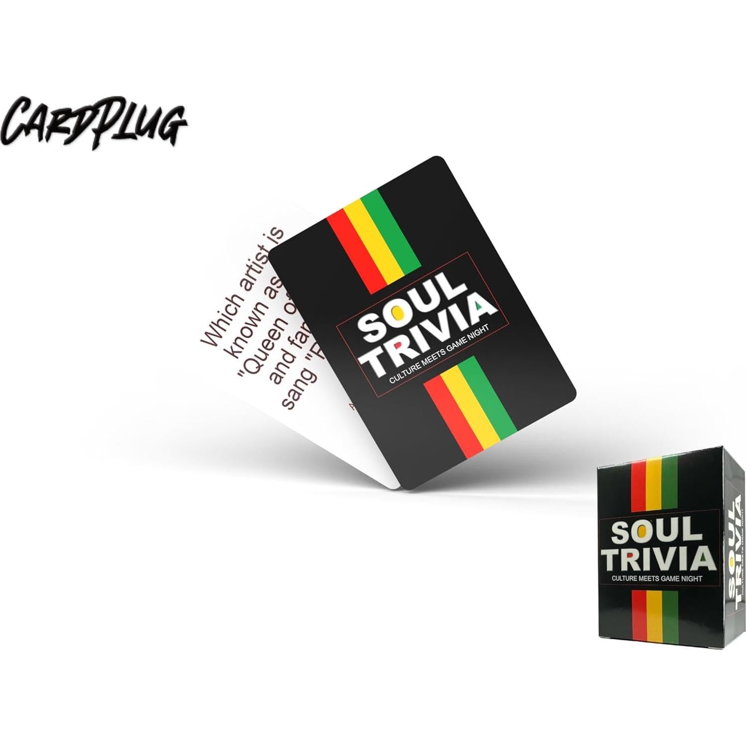 Soul Trivia Juego de Cartas Afroamericanas - 100 Preguntas Educativas