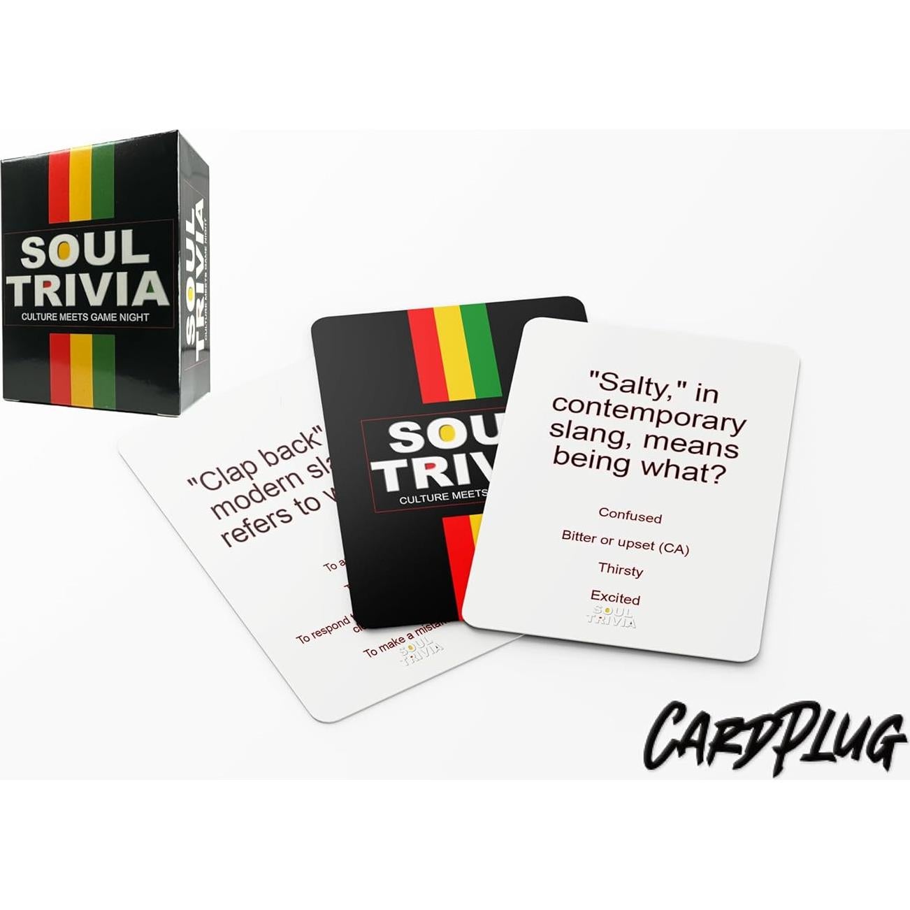 Soul Trivia Juego de Cartas Afroamericanas - 100 Preguntas Educativas