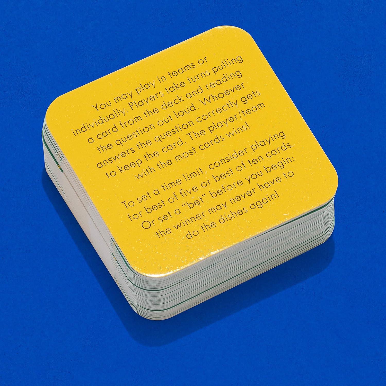 Juego de Cartas de Trivia Familiar Chronicle Books - 50 Preguntas