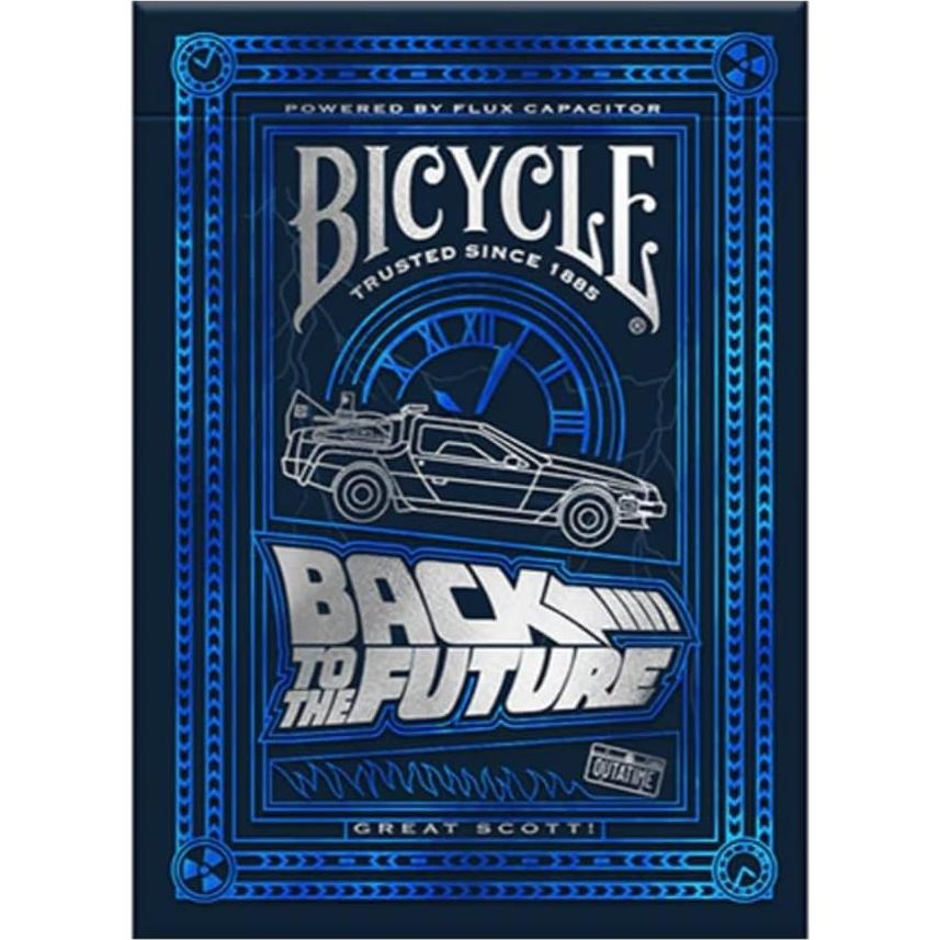 Barajas de Juego Bicycle Regreso al Futuro Premium Azul