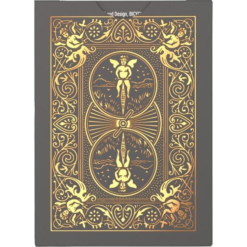 Baraja de Jugar Bicycle Metalluxe Negra y Dorada - Premium