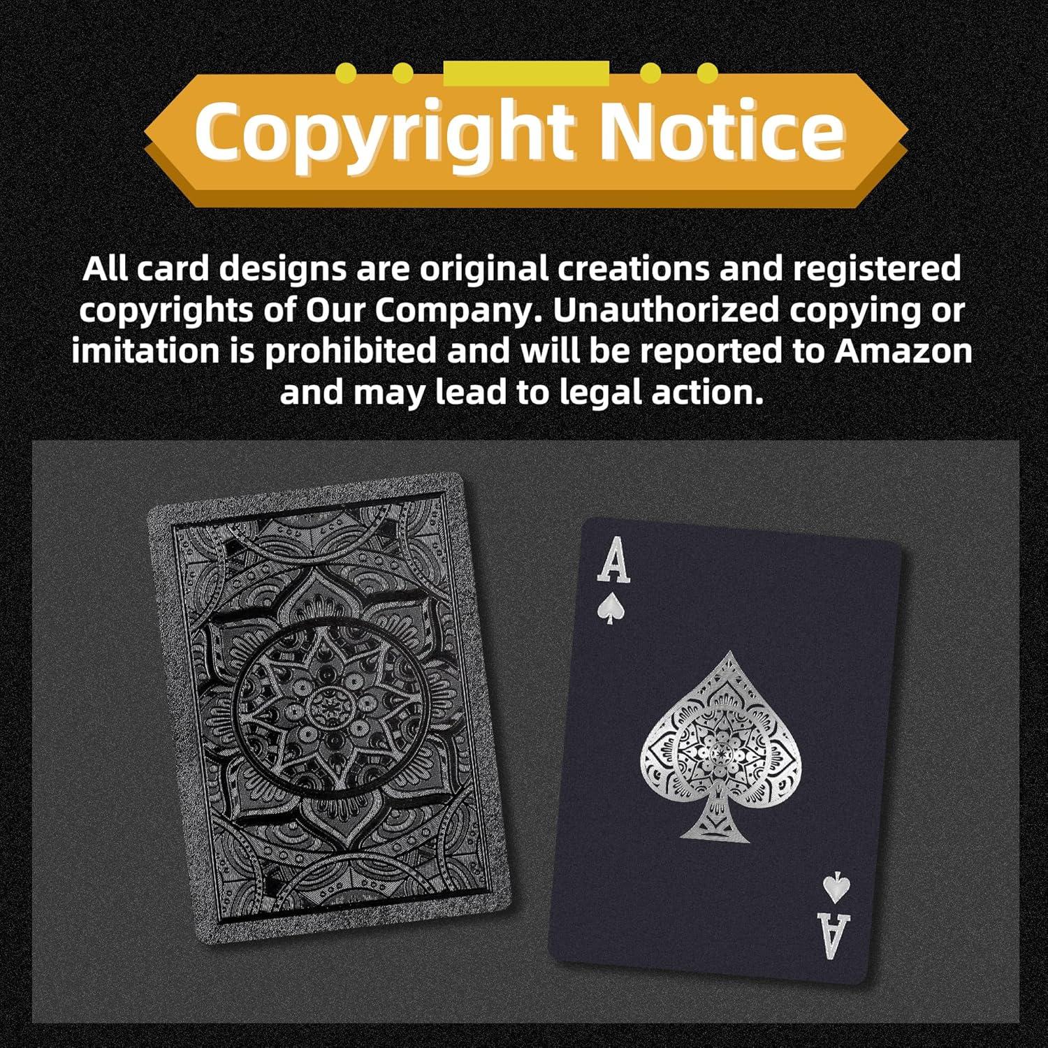 Baraja de Cartas de Póker Impermeables Wkchxd - 52 Cartas