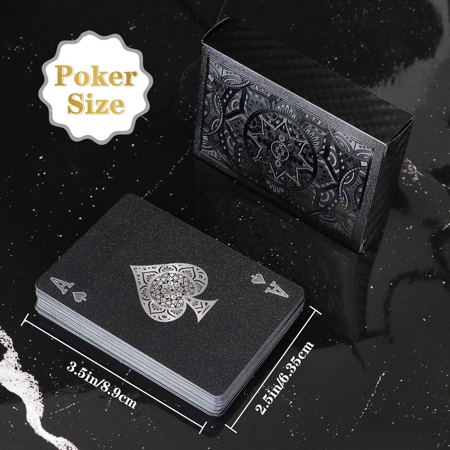 Baraja de Cartas de Póker Impermeables Wkchxd - 52 Cartas