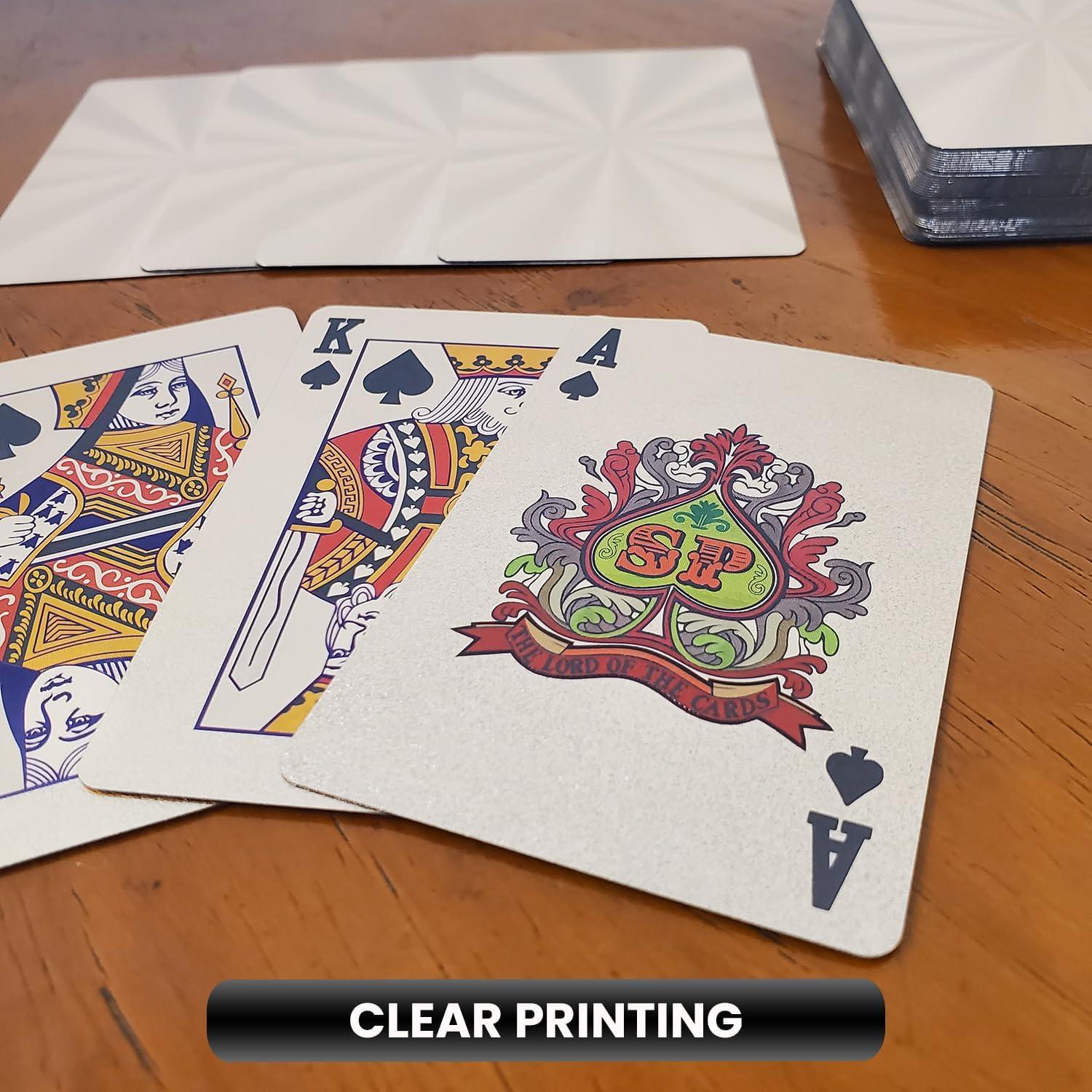 Cartas de Juego Impermeables Jeuristic Rosa - Baraja Profesional