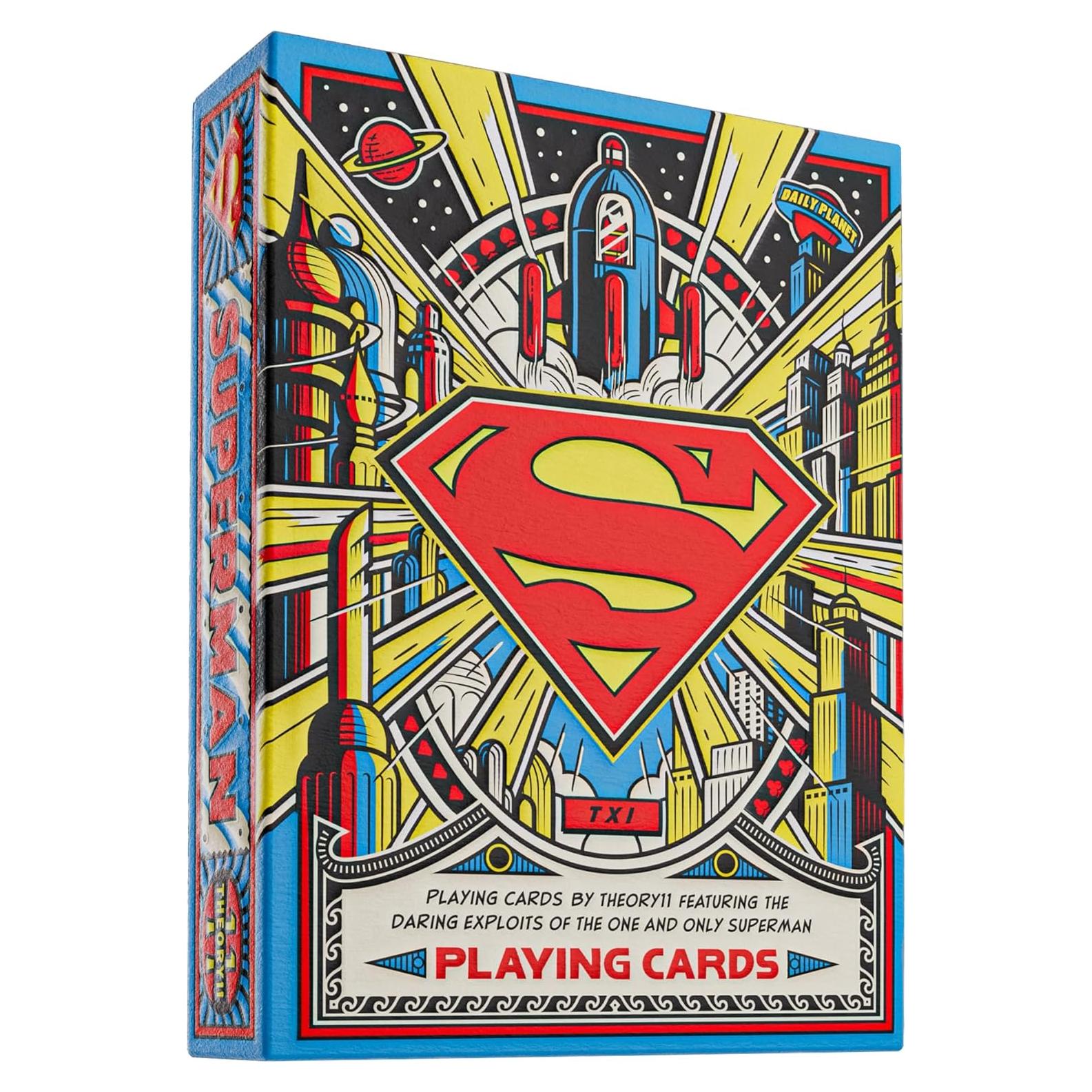 Cartas de Juego Premium Superman - Edición Edad de Oro