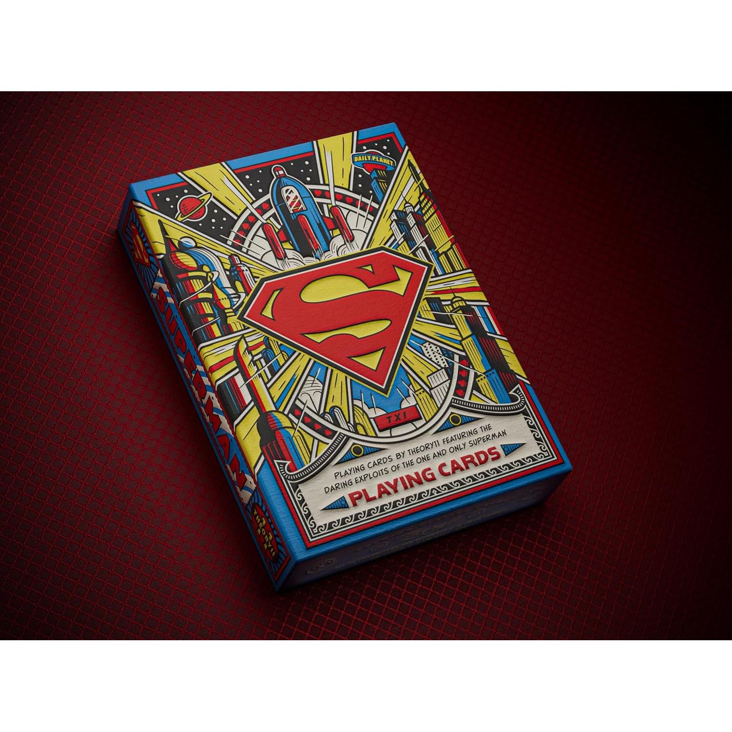 Cartas de Juego Premium Superman - Edición Edad de Oro