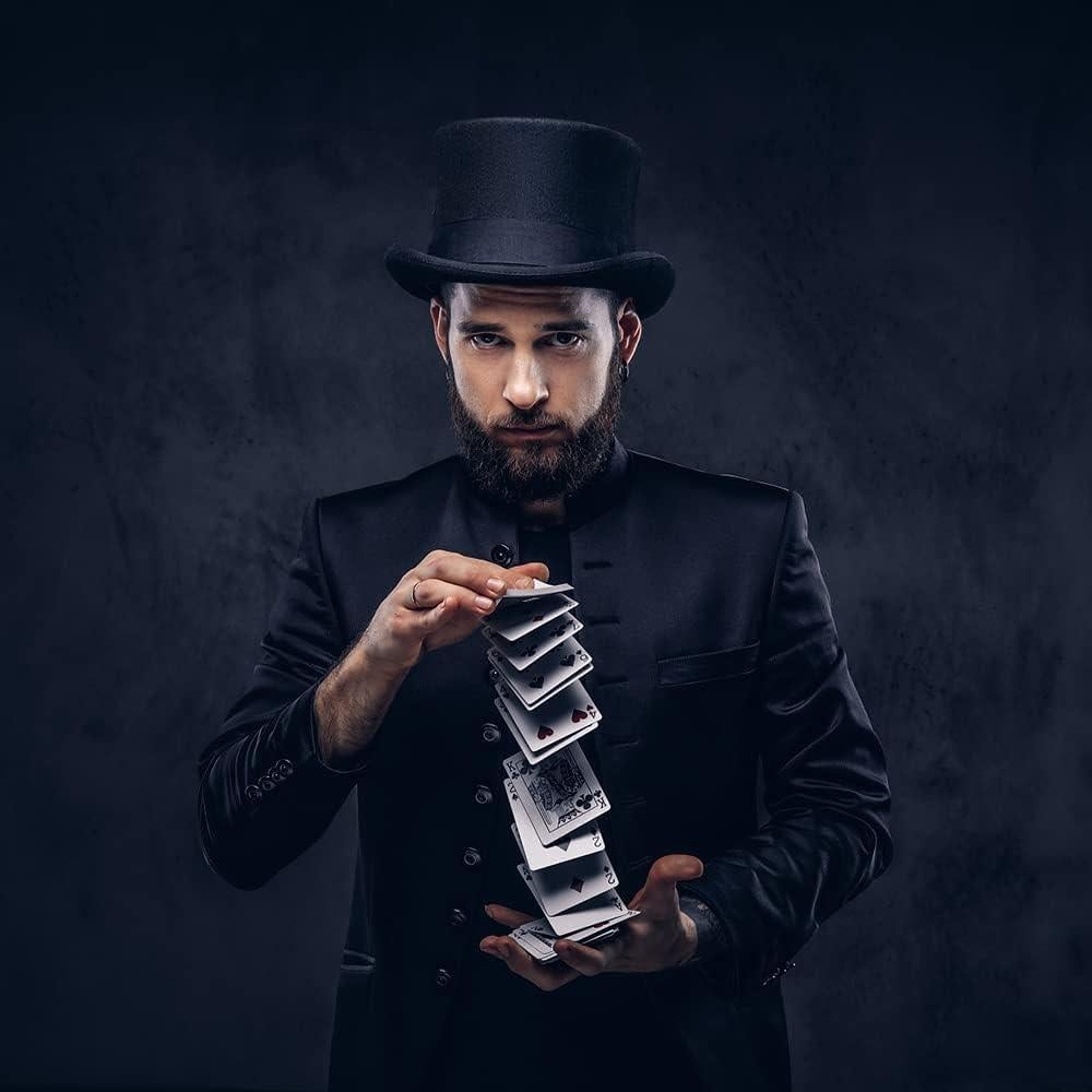 4 Barajas de Cartas de Juego Impermeables Tkocisa 8.7x5.7cm