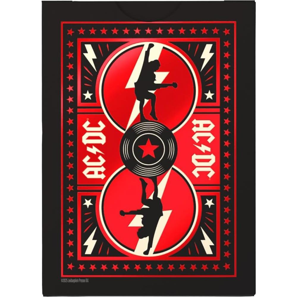 Baraja de Jugar Bicycle AC/DC - Diseño Rockero, 1 Baraja