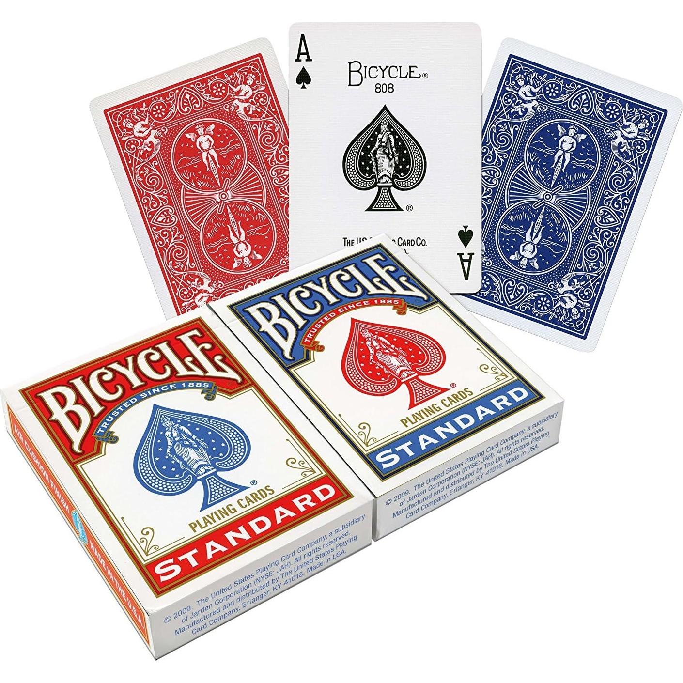 Cartas de Póker Bicycle Estándar - Paquete de 2 Barajas
