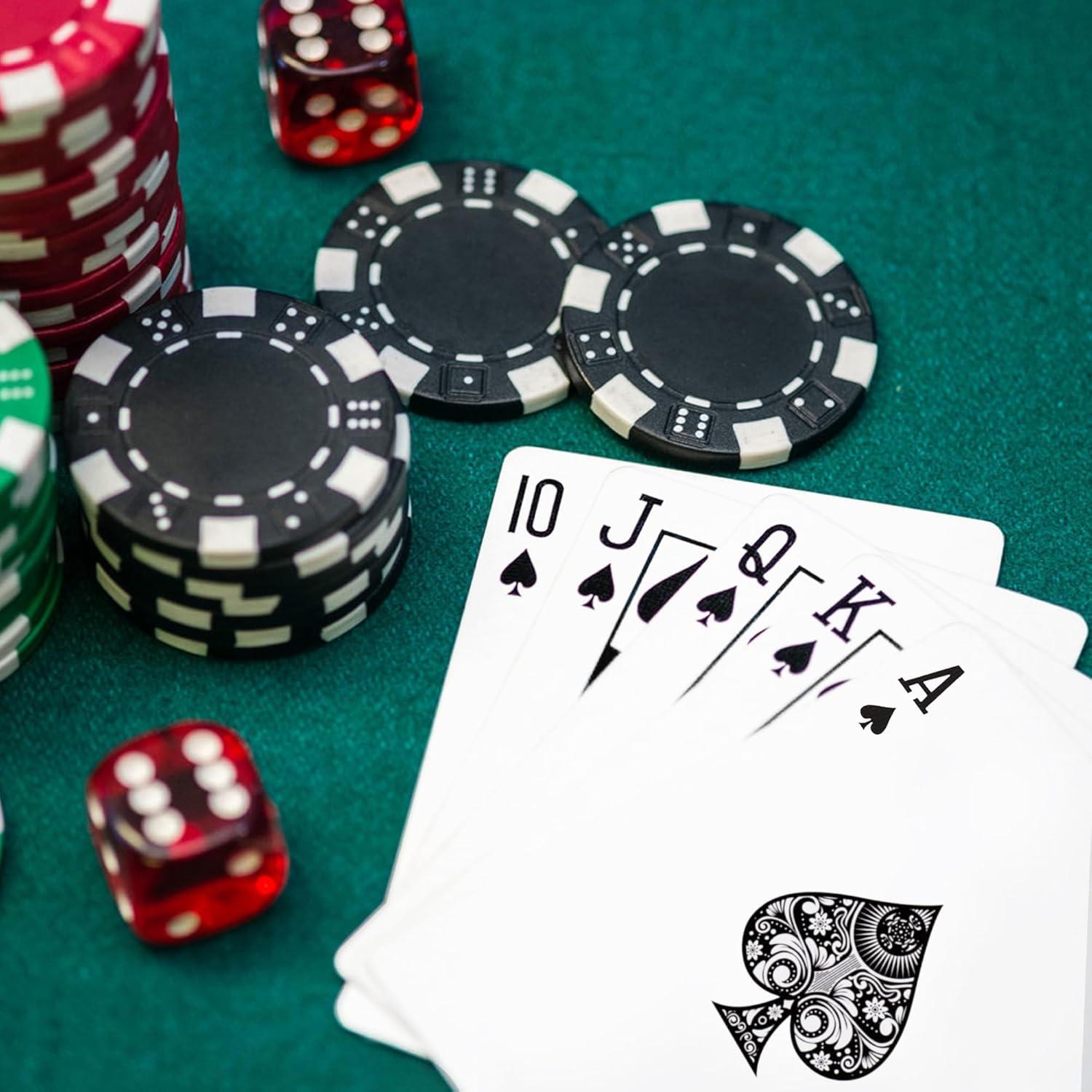 Barajas de Póker Metsyth 2 Paquetes Azul y Rojo 63x88mm