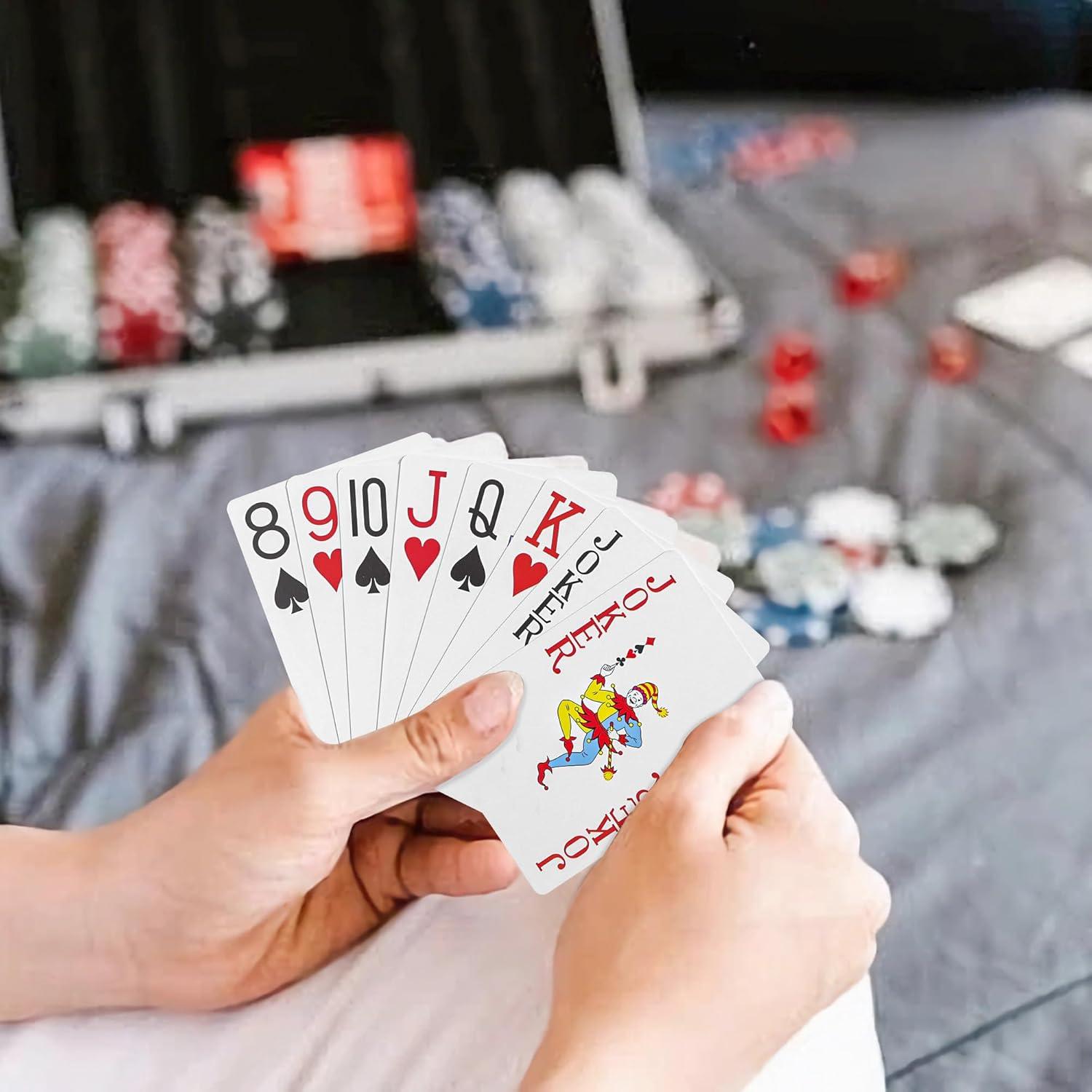 Barajas de Juego Grandes Fanwer - 2 Paquete para Adultos