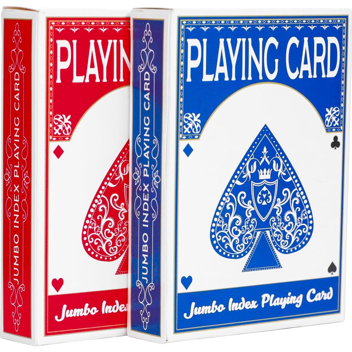 Barajas de Juego Grandes Fanwer - 2 Paquete para Adultos