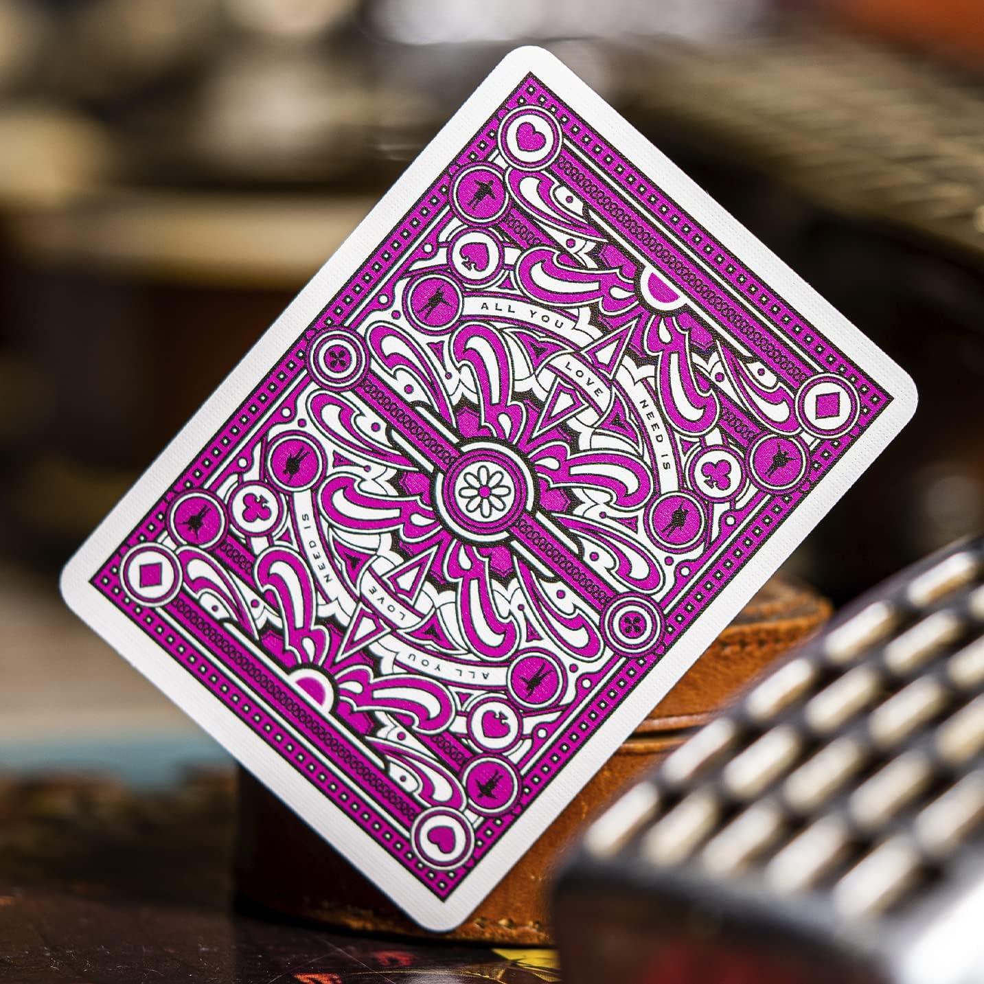 Baraja de Cartas Premium The Beatles Rosa - theory11