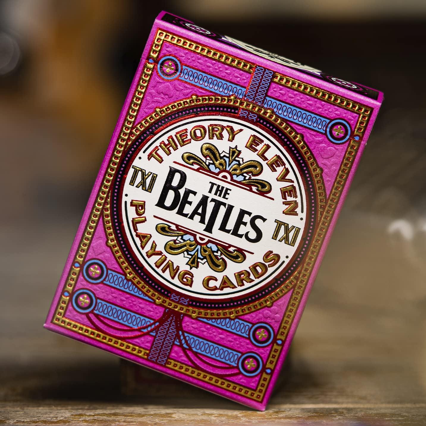 Baraja de Cartas Premium The Beatles Rosa - theory11