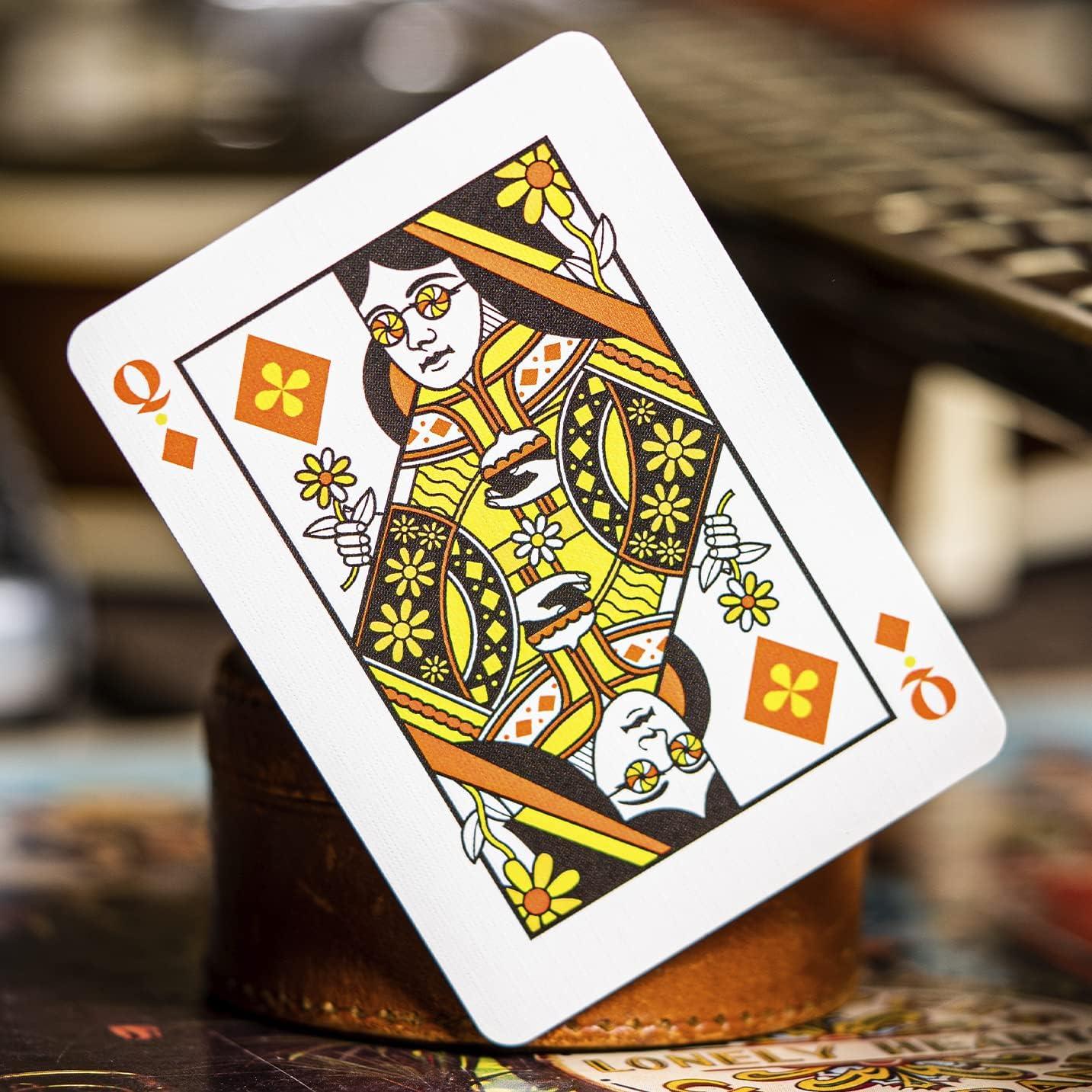 Baraja de Cartas Premium The Beatles Rosa - theory11