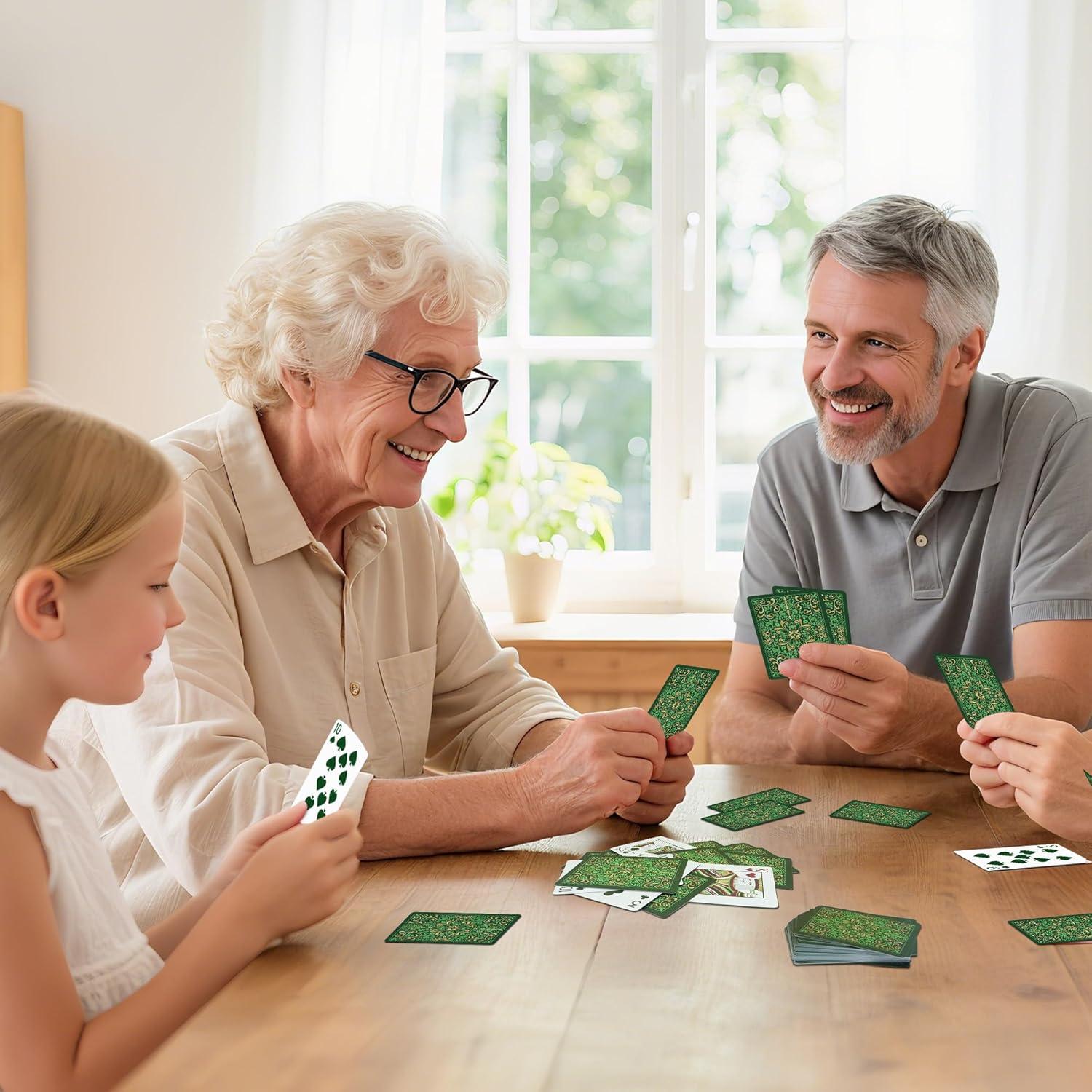 Juego de Cartas 6 Paquetes Wkchxd Tamaño Póker Colores Vibrantes