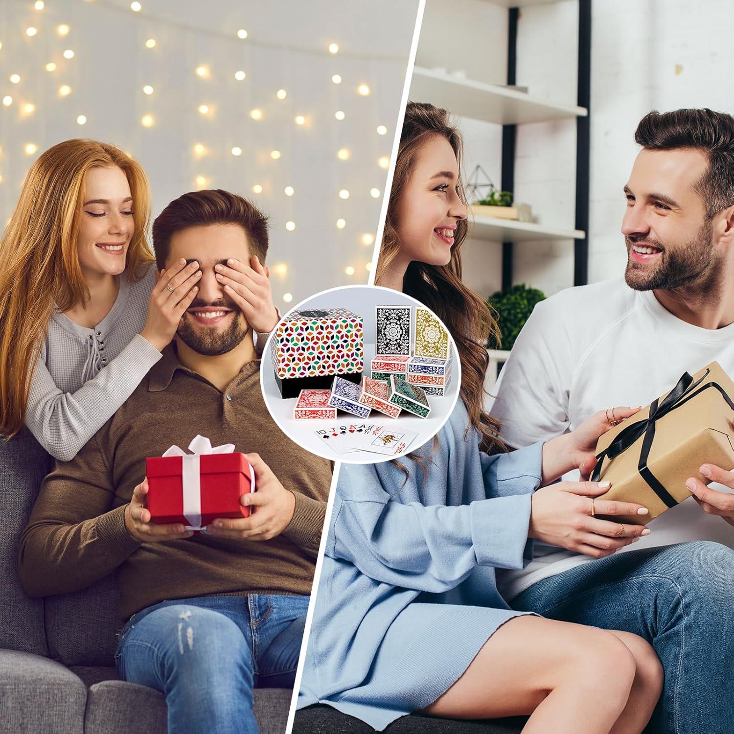 Juego de Cartas Jumbo Metsyth - 12 Barajas Coloridas 63x88mm