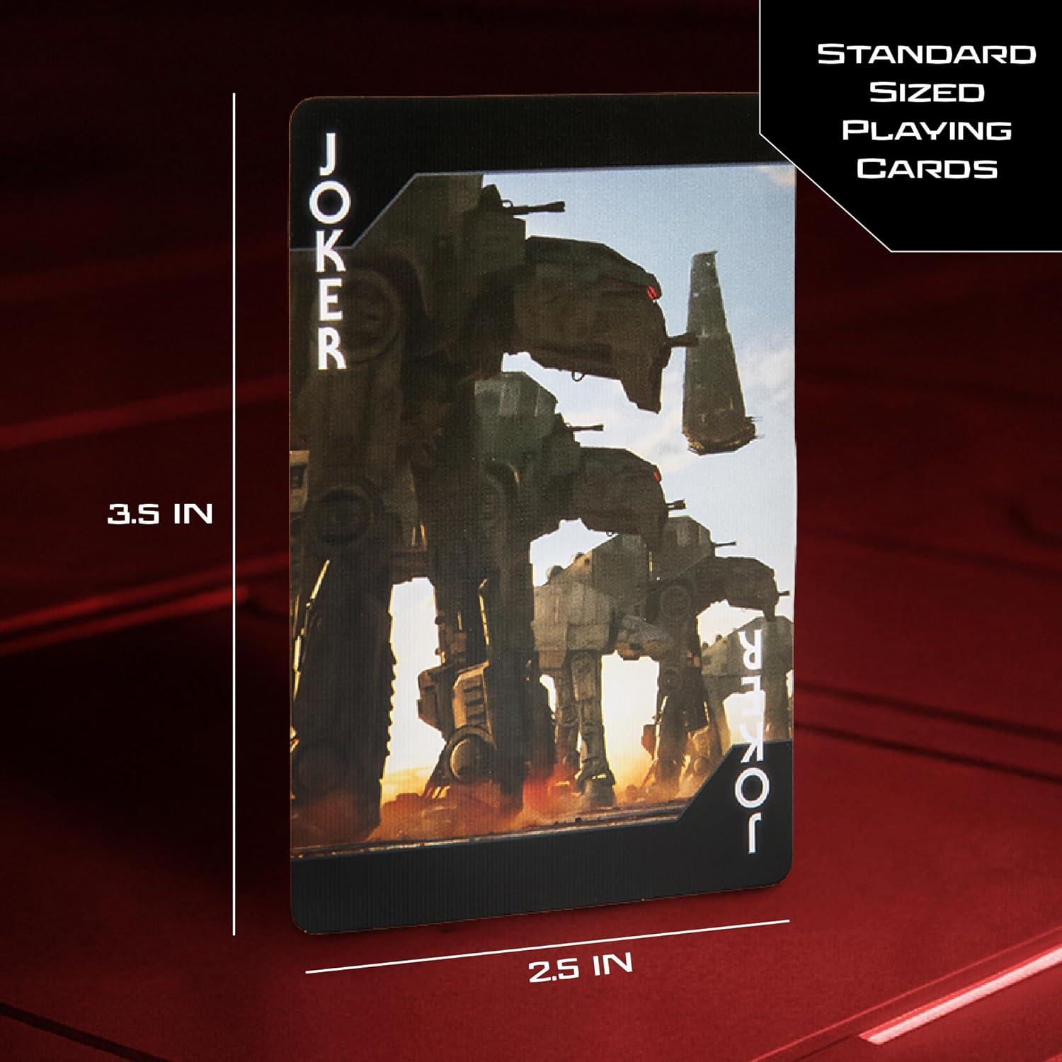 Baraja de Cartas Villanos Star Wars Aquarius - 54 Cartas