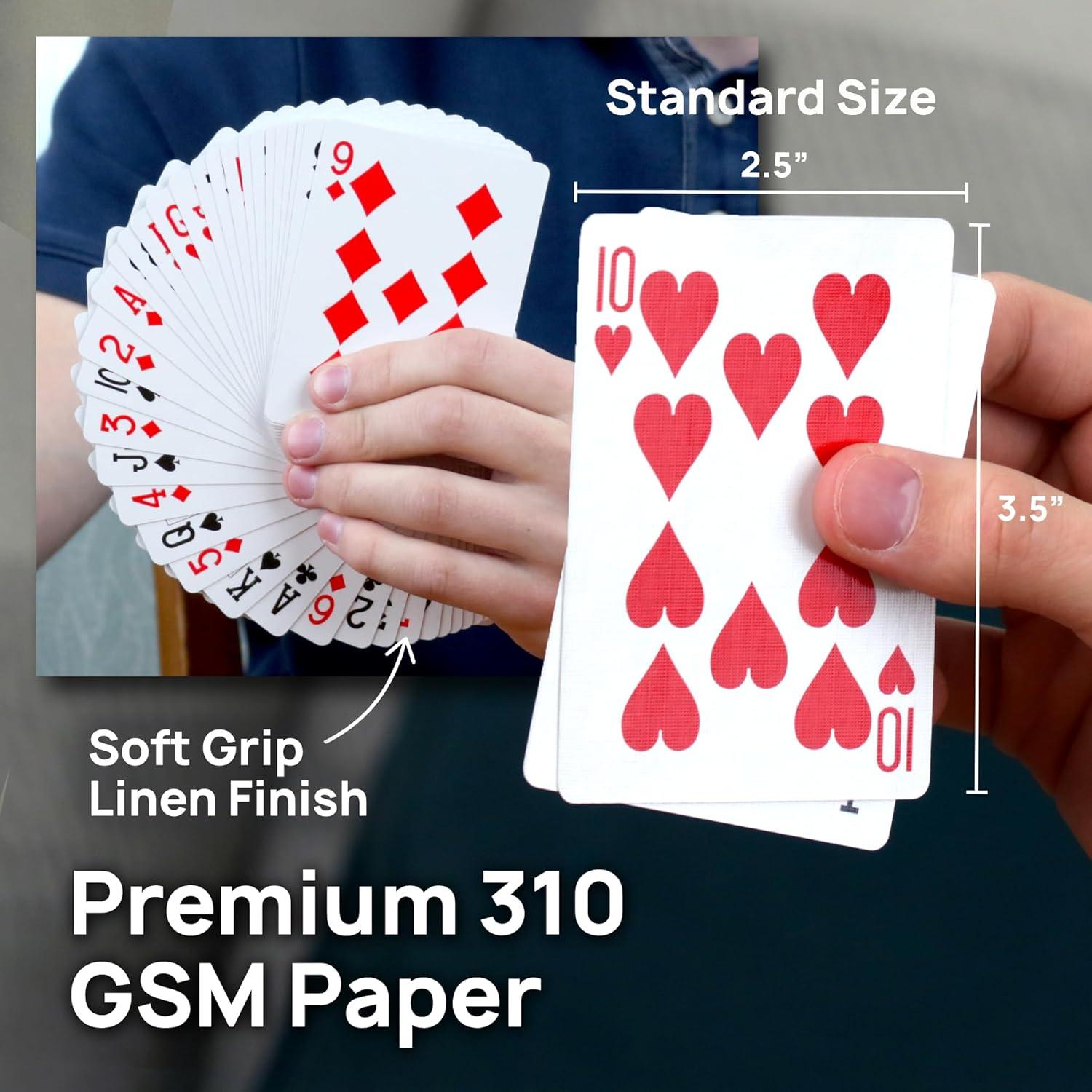 Set de Cartas de Juego a Granel Regal Games - 12 Barajas 310 GSM