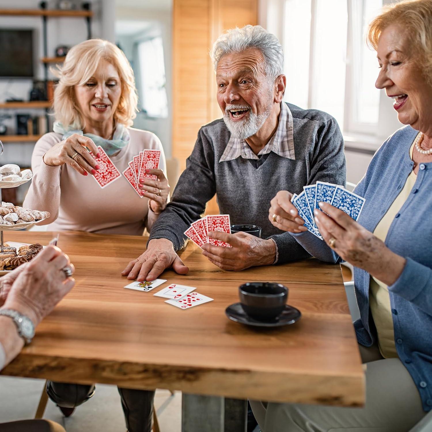 Juego de Cartas Metsyth 4 Paquetes Impermeables Tamaño Póker