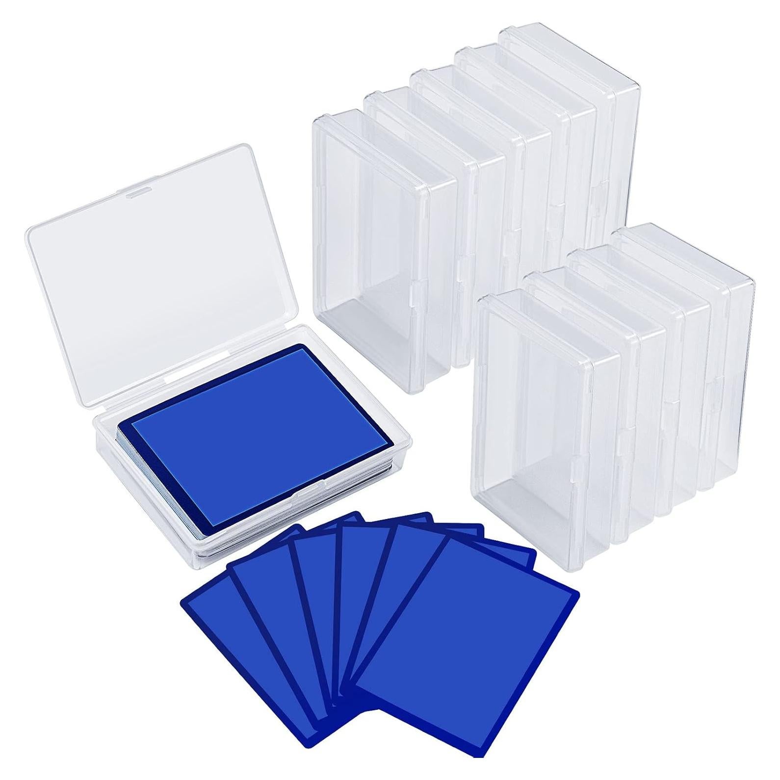 Estuches para Cartas de Juego Queekay 10 Pcs Plástico 9.6x6.8cm
