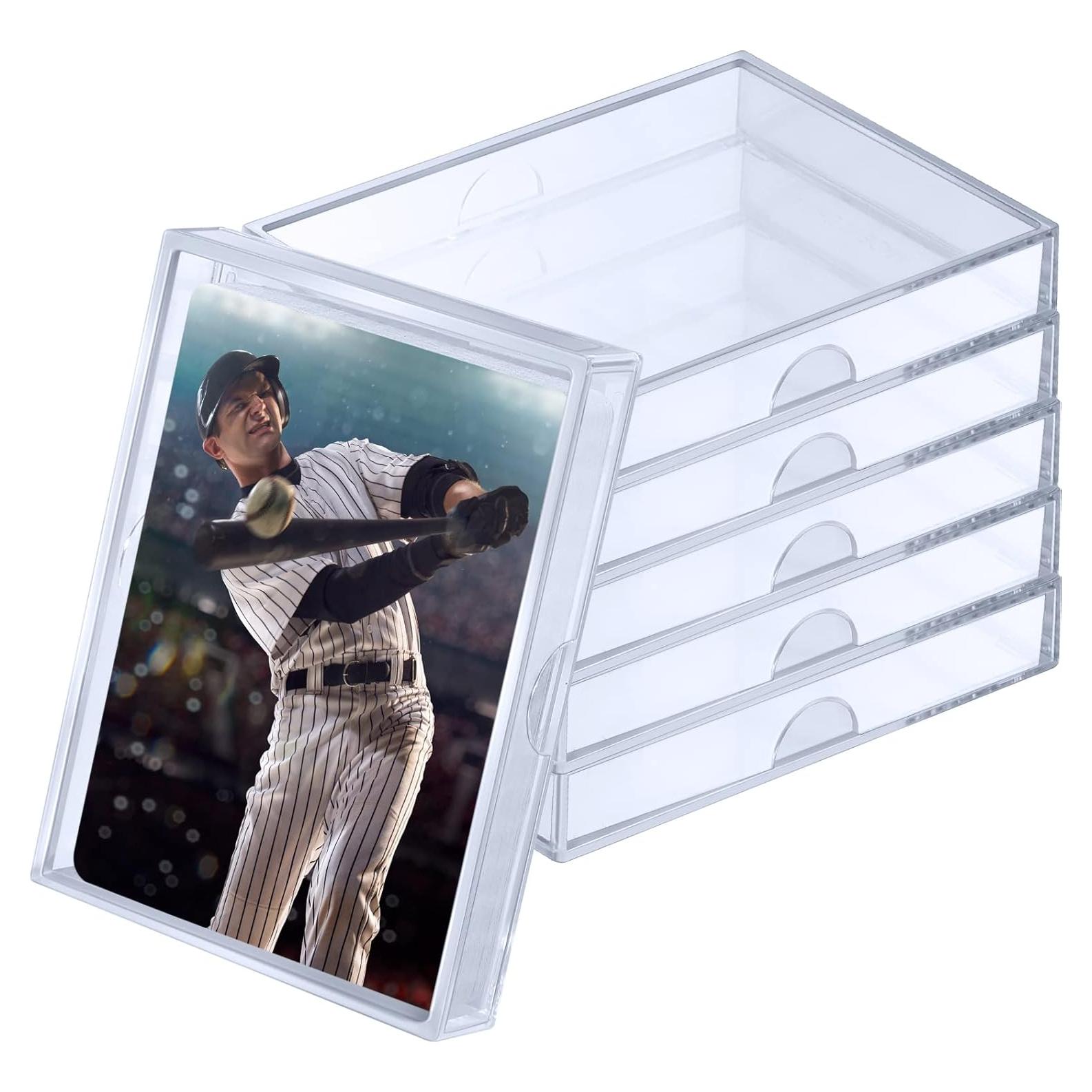 Caja Organizadora de Cartas Zonon 12 Piezas Acrílico Transparente