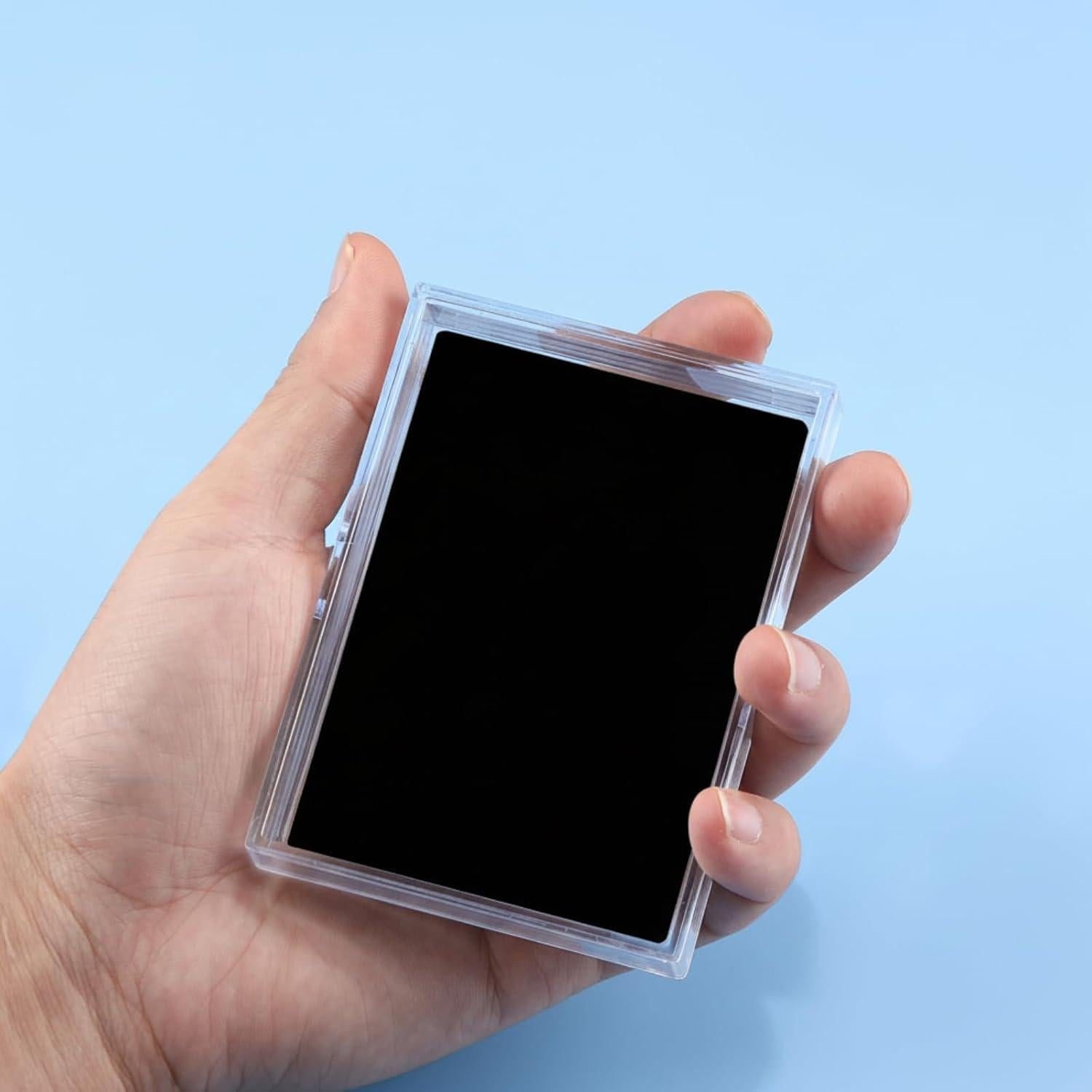 Caja Organizadora de Cartas Zonon 12 Piezas Acrílico Transparente