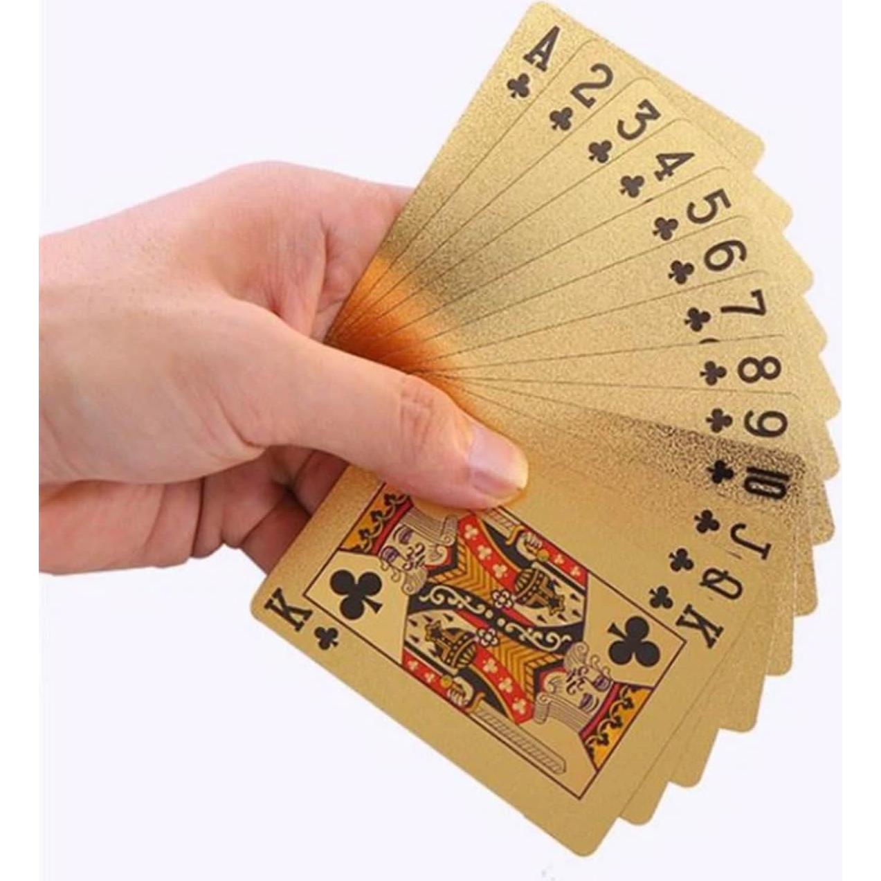 Baraja de Cartas Impermeables GIANT PANDA - Diamante Dorado