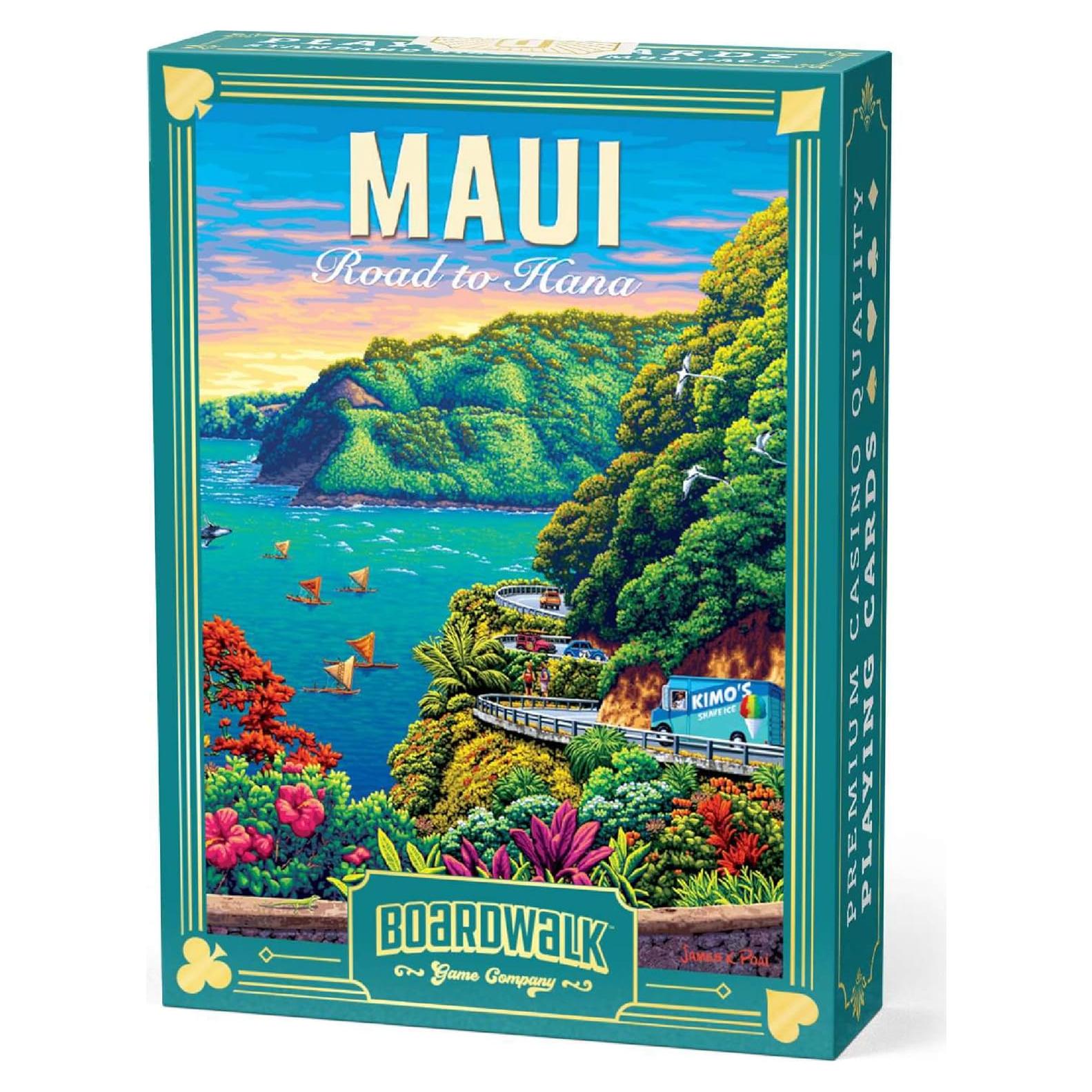Baraja de Cartas Premium Boardwalk Puzzles Maui 9x6.5 cm